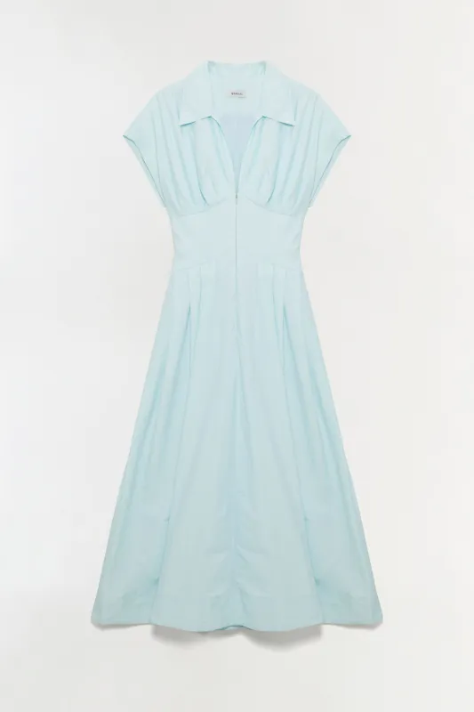 Farlow Cotton Faille Midi Dress made by Simkhai