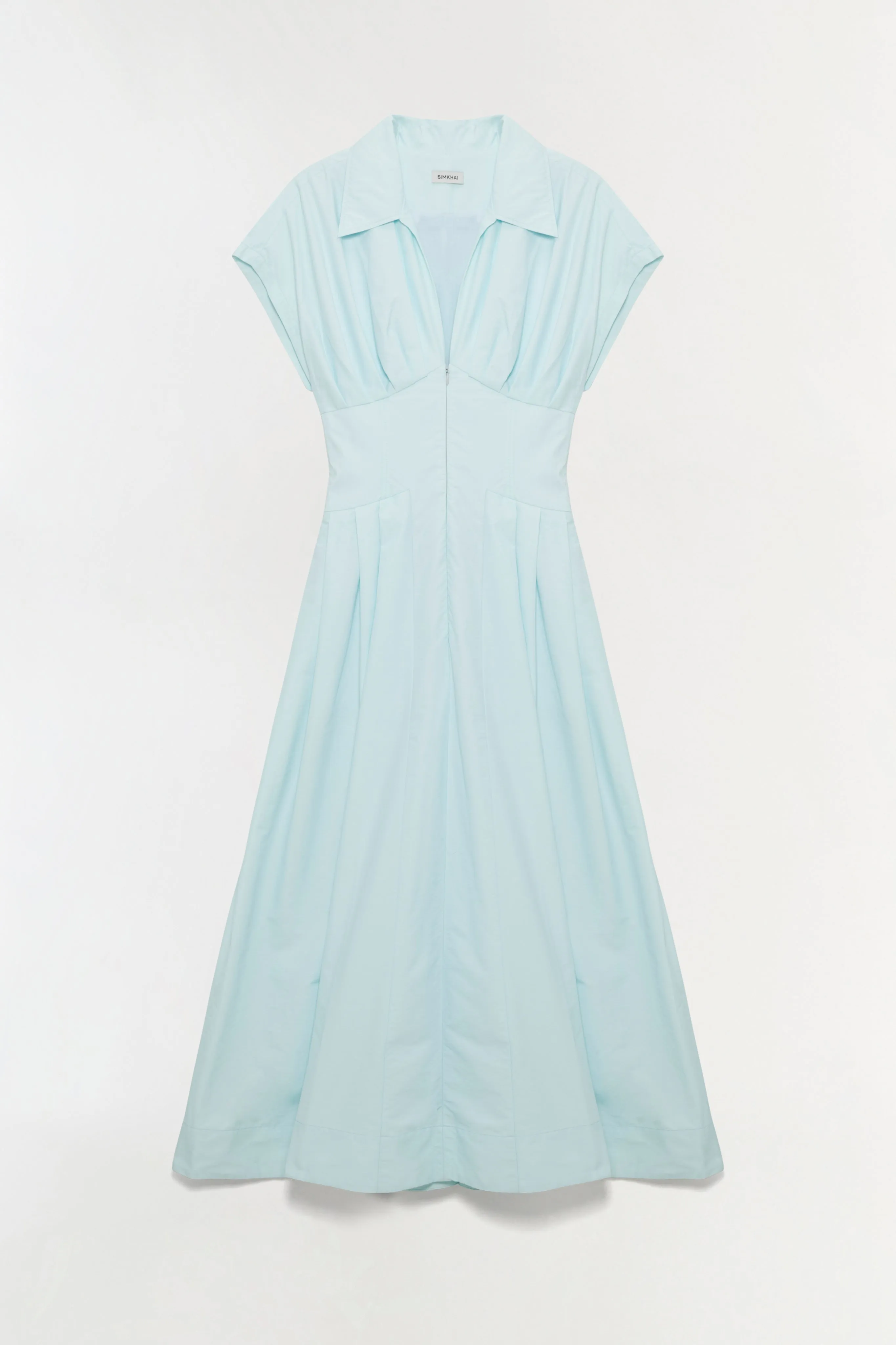Farlow Cotton Faille Midi Dress sold by Simkhai