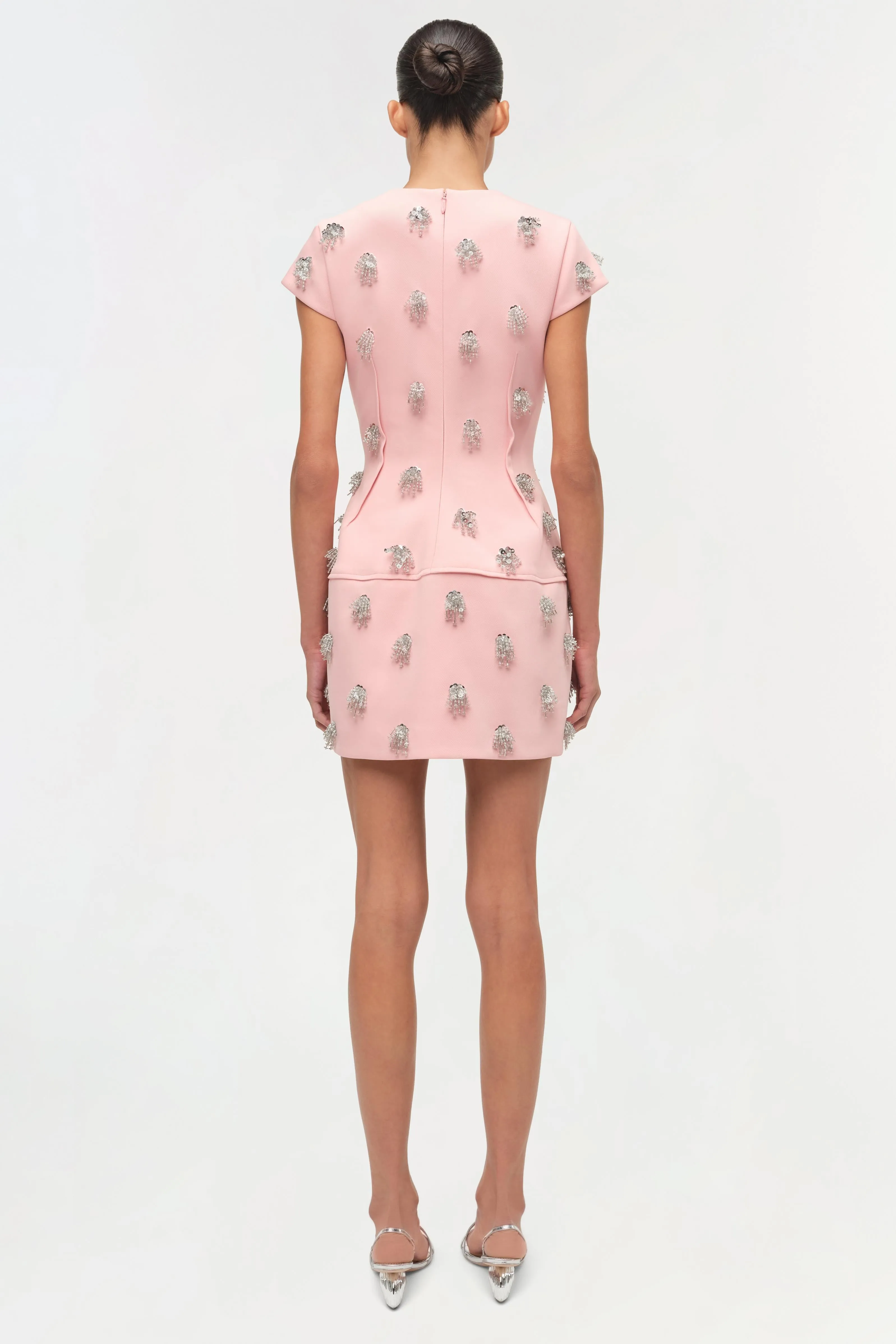 Bethanie Twill Embellished Mini Dress sold by Simkhai product image thumbnail 5