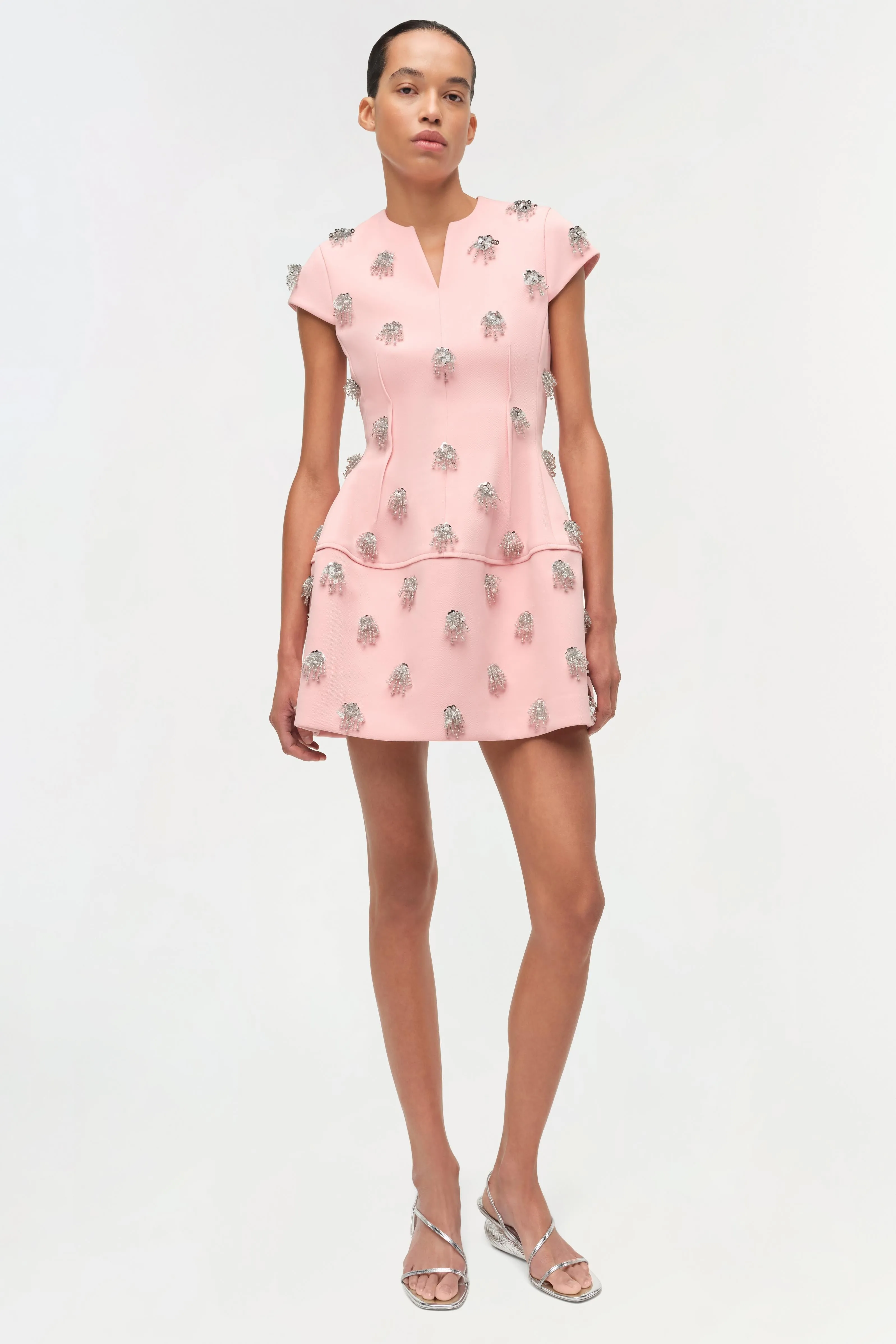 Bethanie Twill Embellished Mini Dress sold by Simkhai product image thumbnail 2