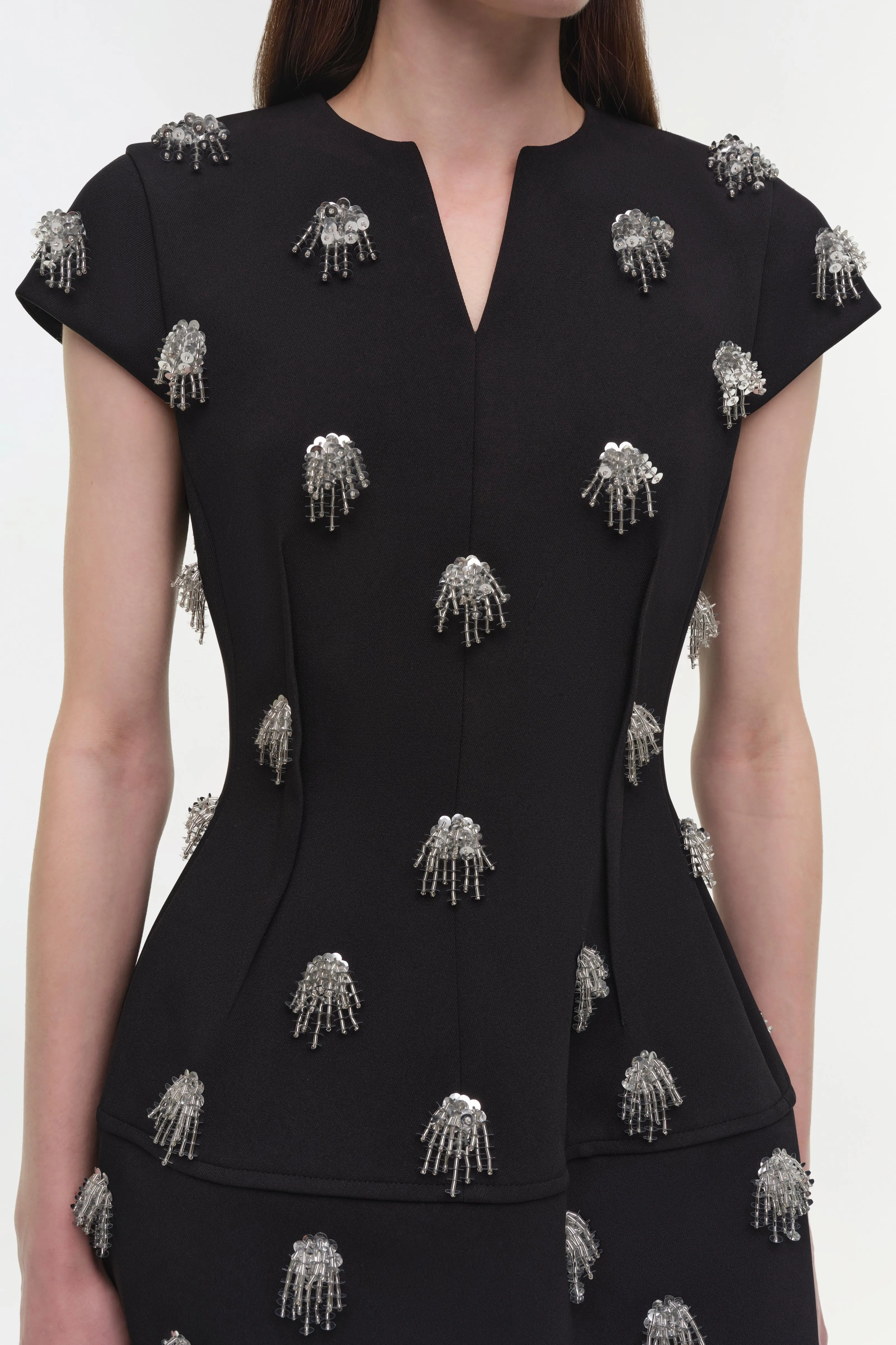 Bethanie Twill Embellished Mini Dress sold by Simkhai product image thumbnail 4