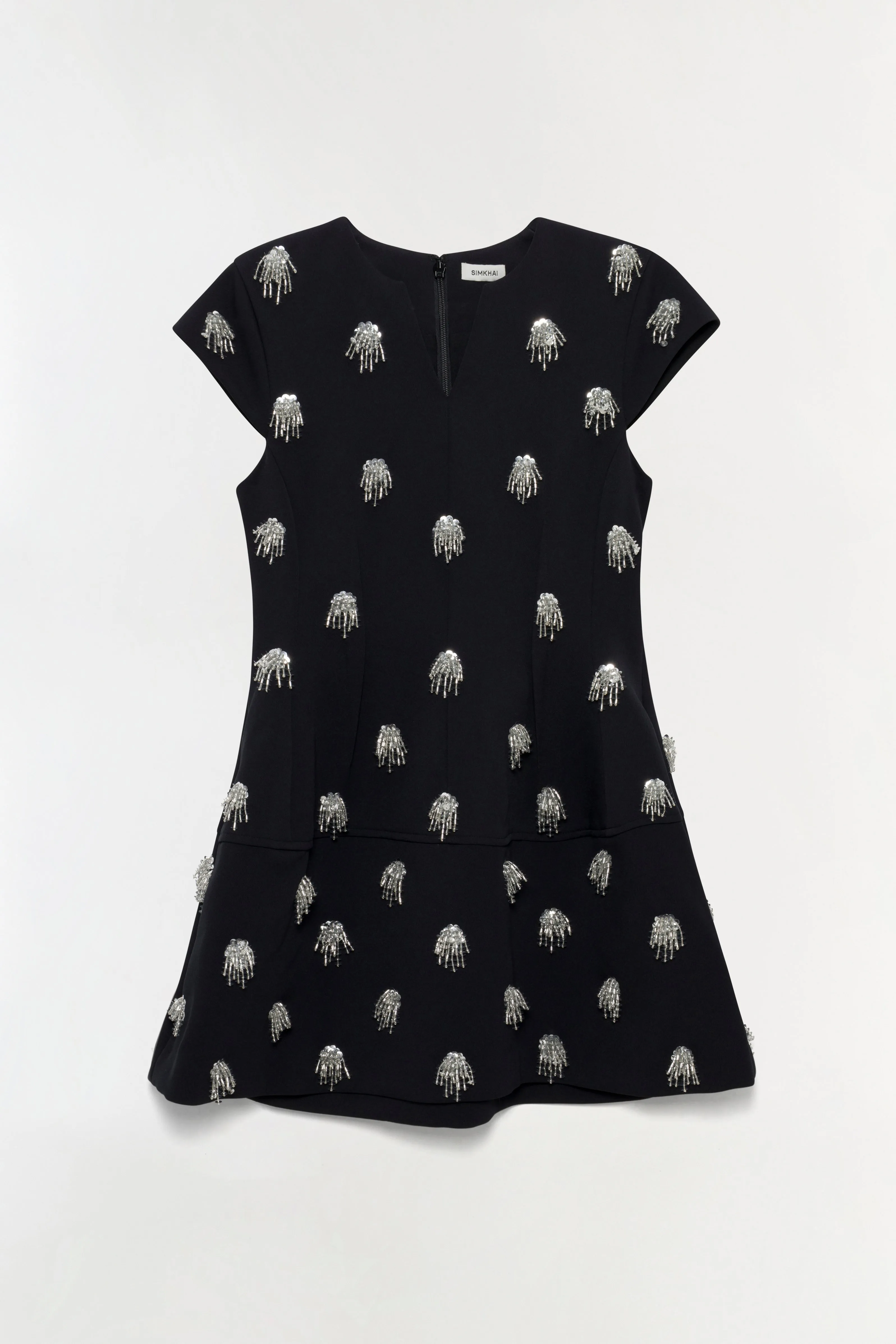 Bethanie Twill Embellished Mini Dress sold by Simkhai