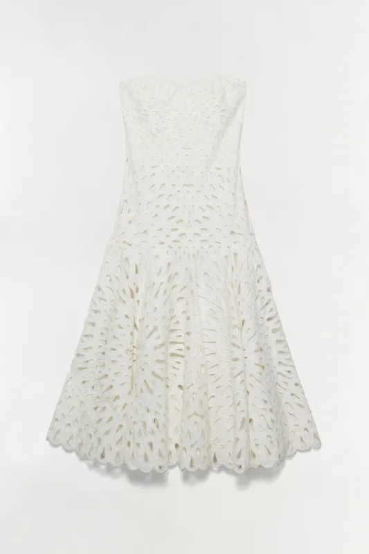 Florence Embroidered Midi Dress sold by Simkhai