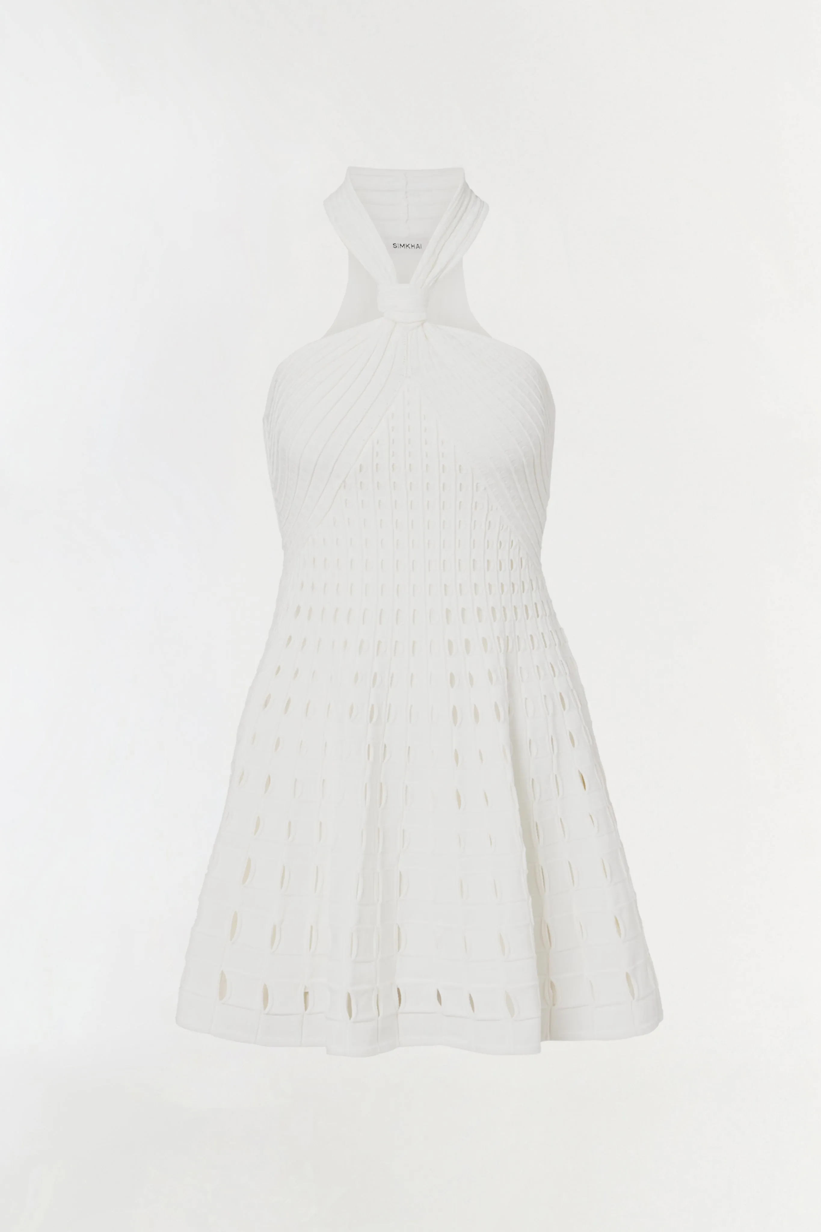 Jenna Eyelet Knit Mini Dress sold by Simkhai