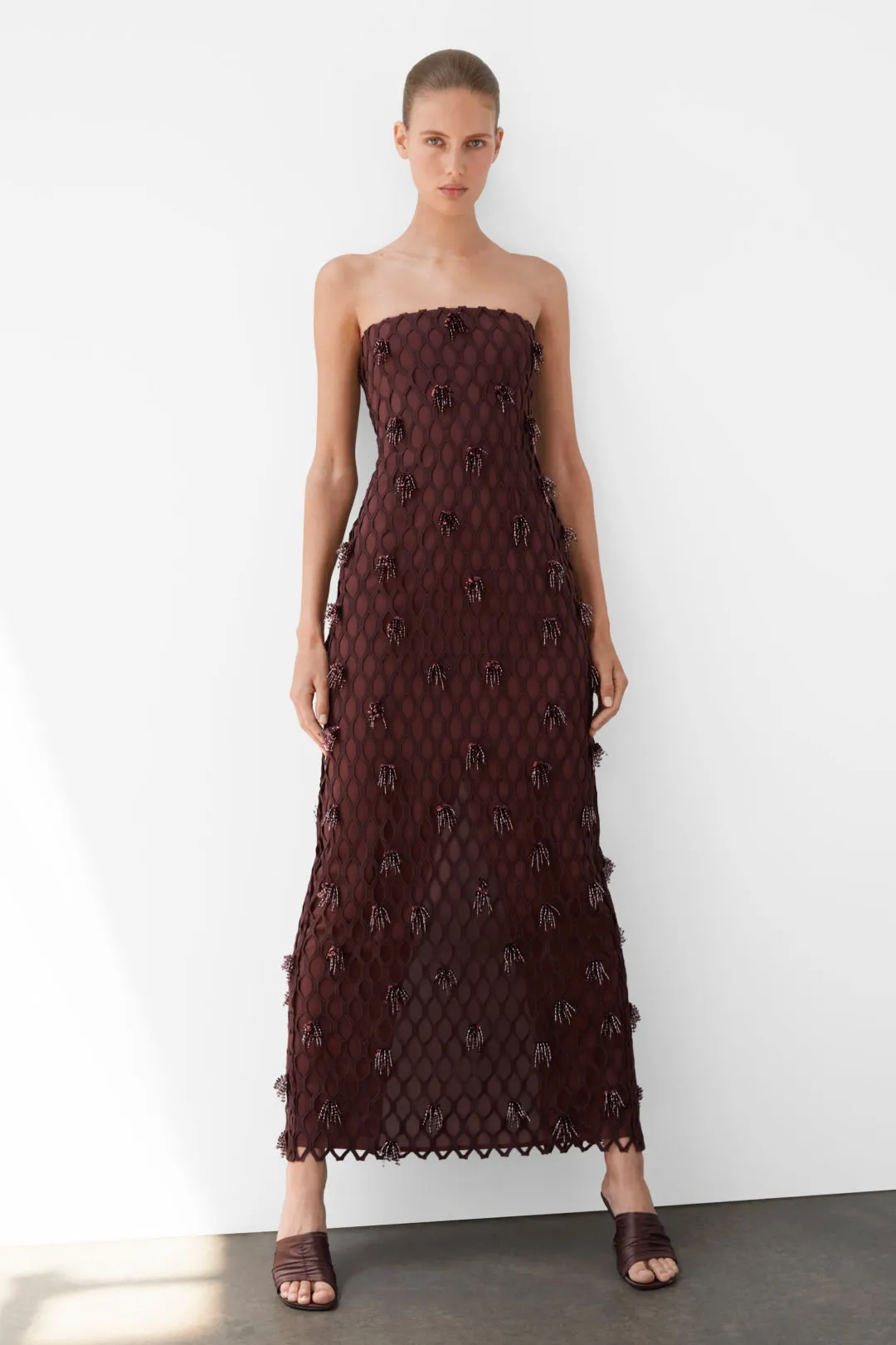 Iridessa Embellished Lattice Bustier Gown sold by Simkhai product image thumbnail 2