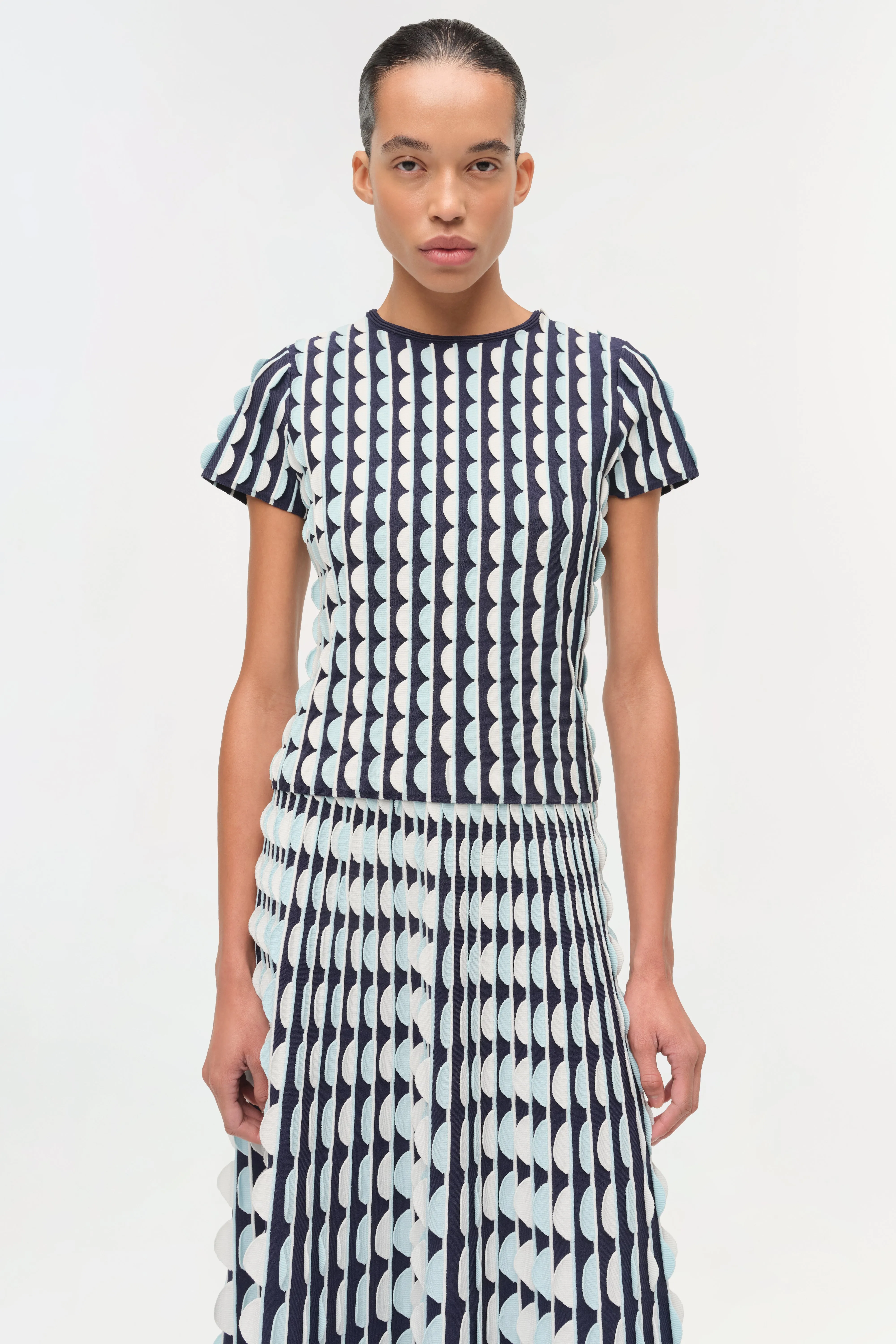 Kendra Scalloped Knit Top sold by Simkhai product image thumbnail 3