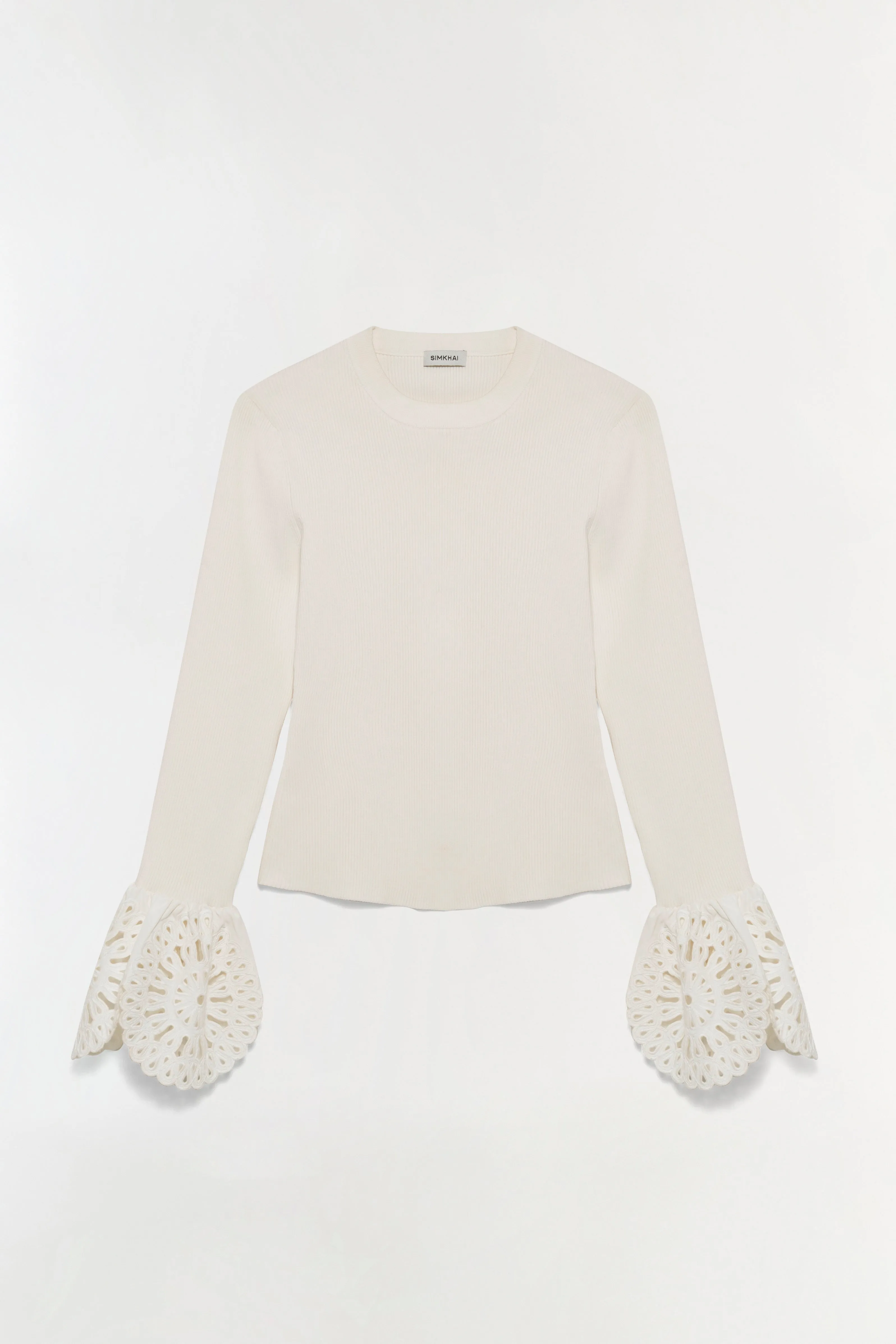 Elyse Embroidered Knit Top sold by Simkhai