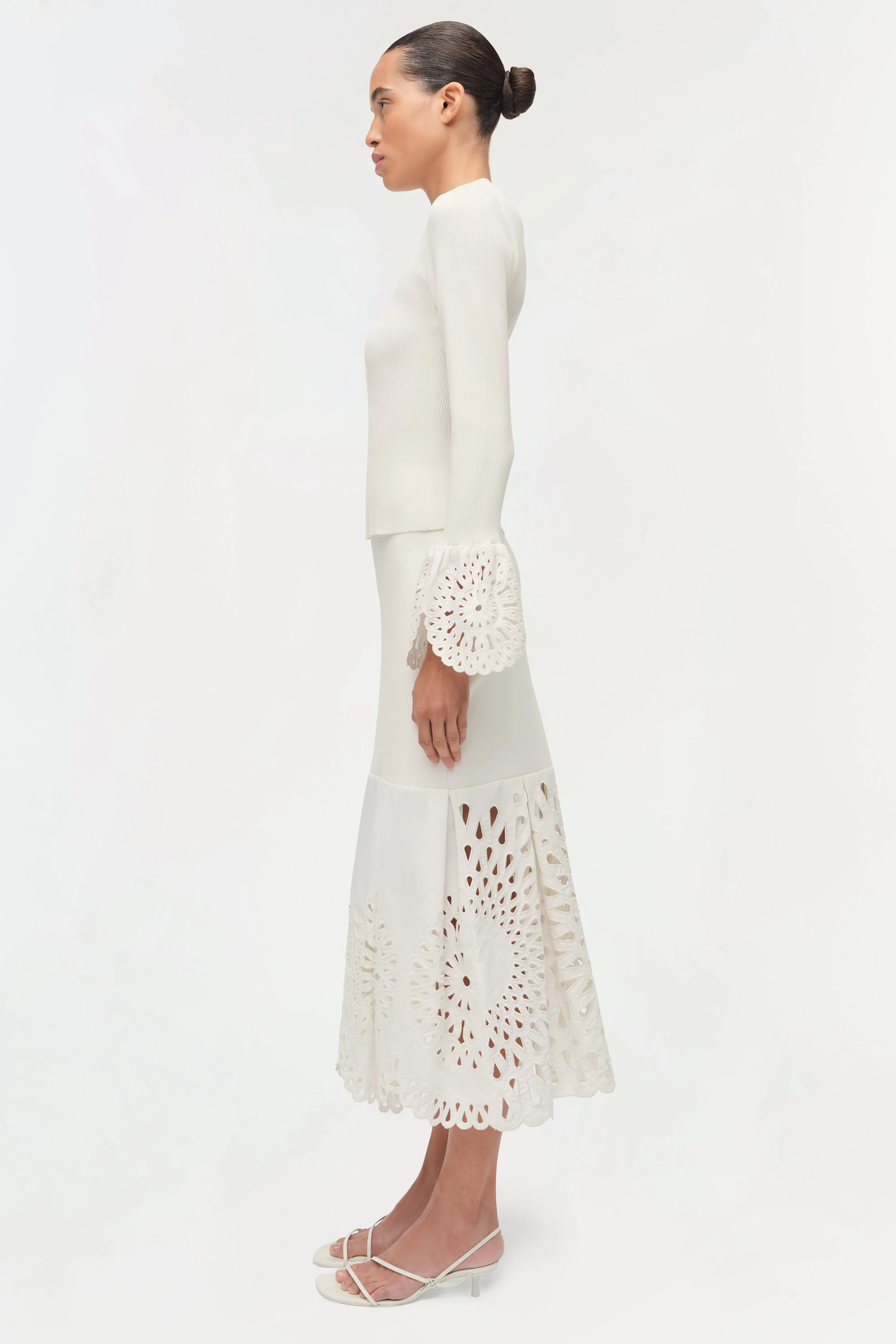 Elyse Embroidered Knit Top sold by Simkhai product image thumbnail 5