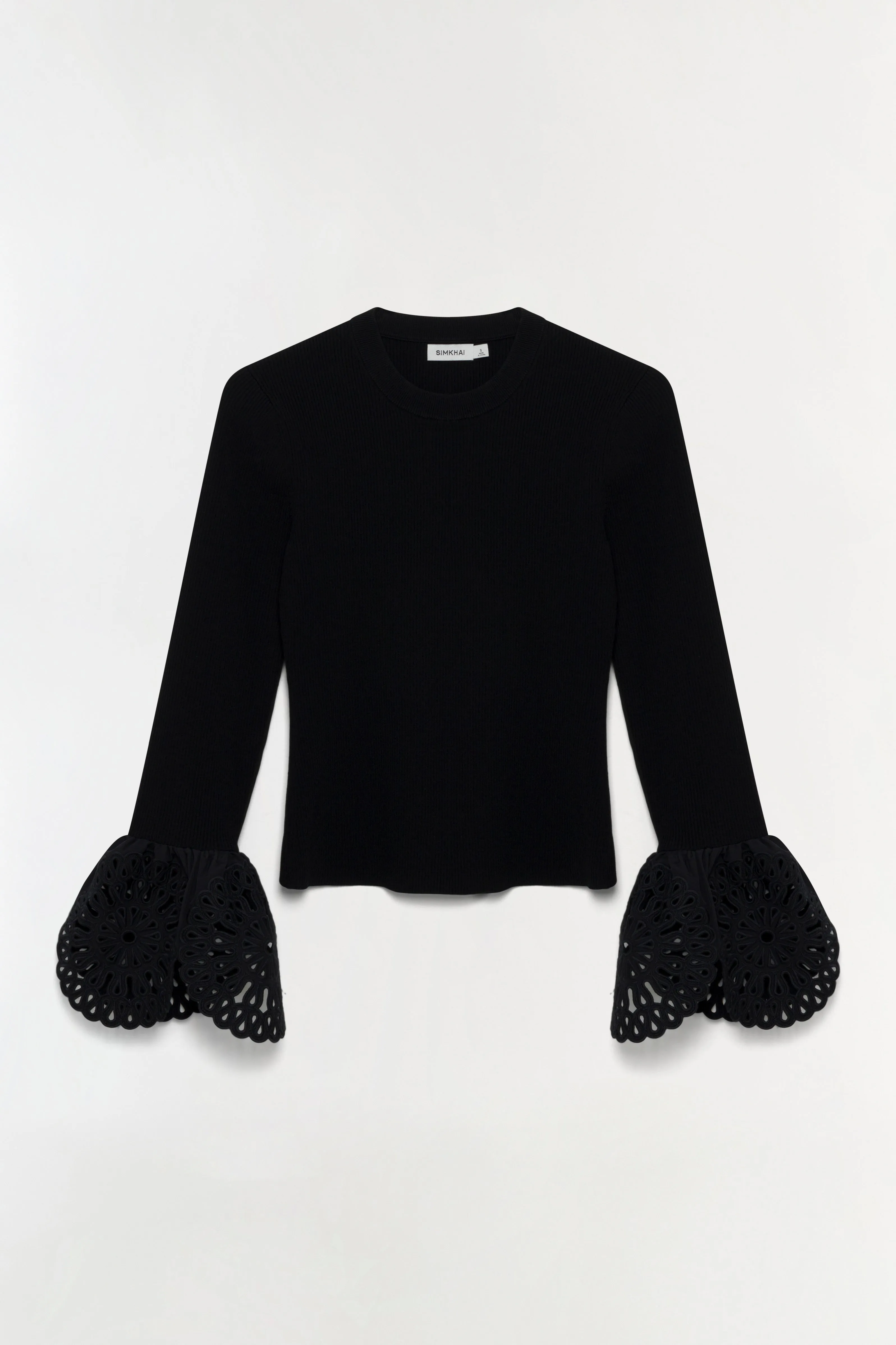 Elyse Embroidered Knit Top sold by Simkhai