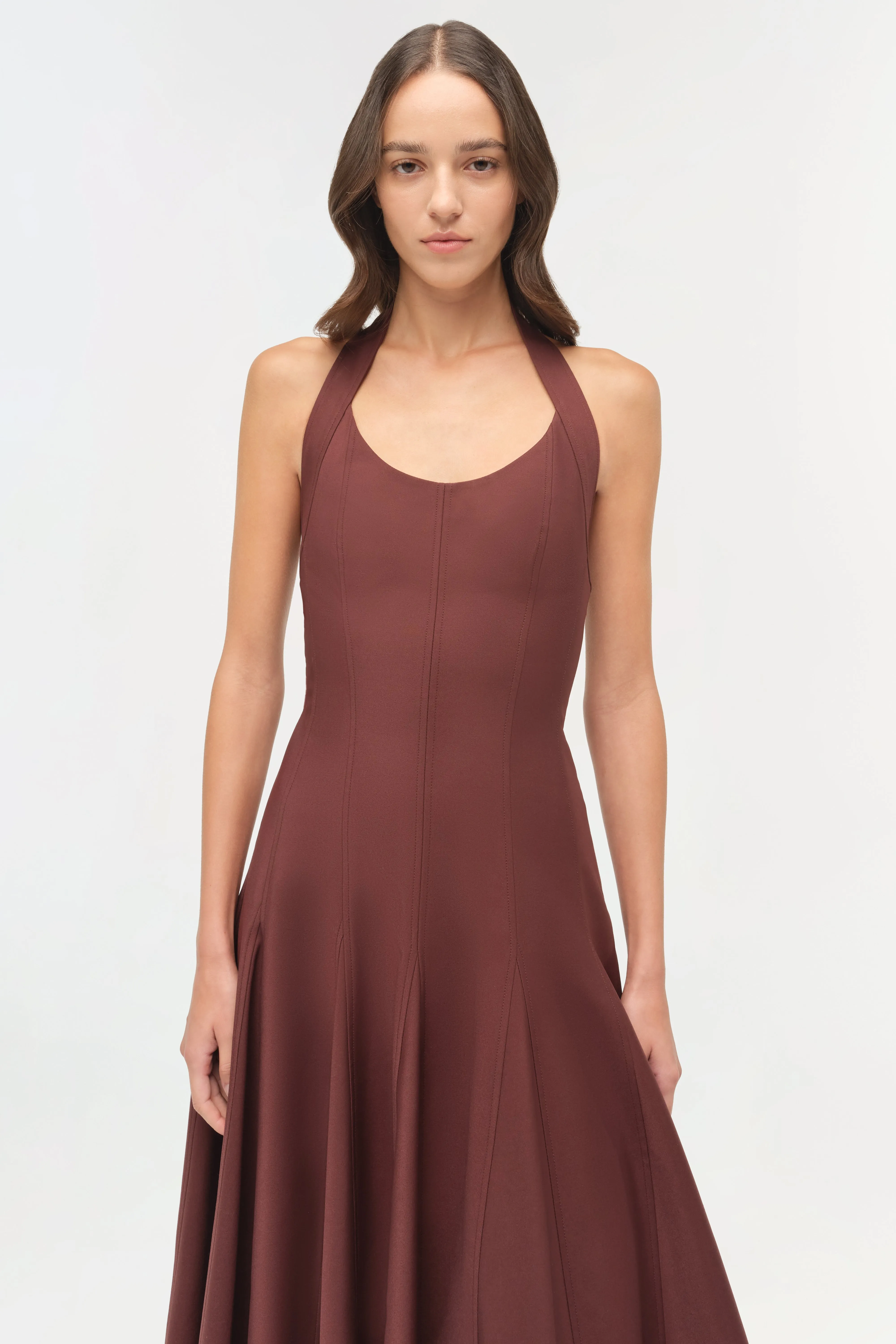 Melissa Cotton Halter Midi Dress sold by Simkhai product image thumbnail 3