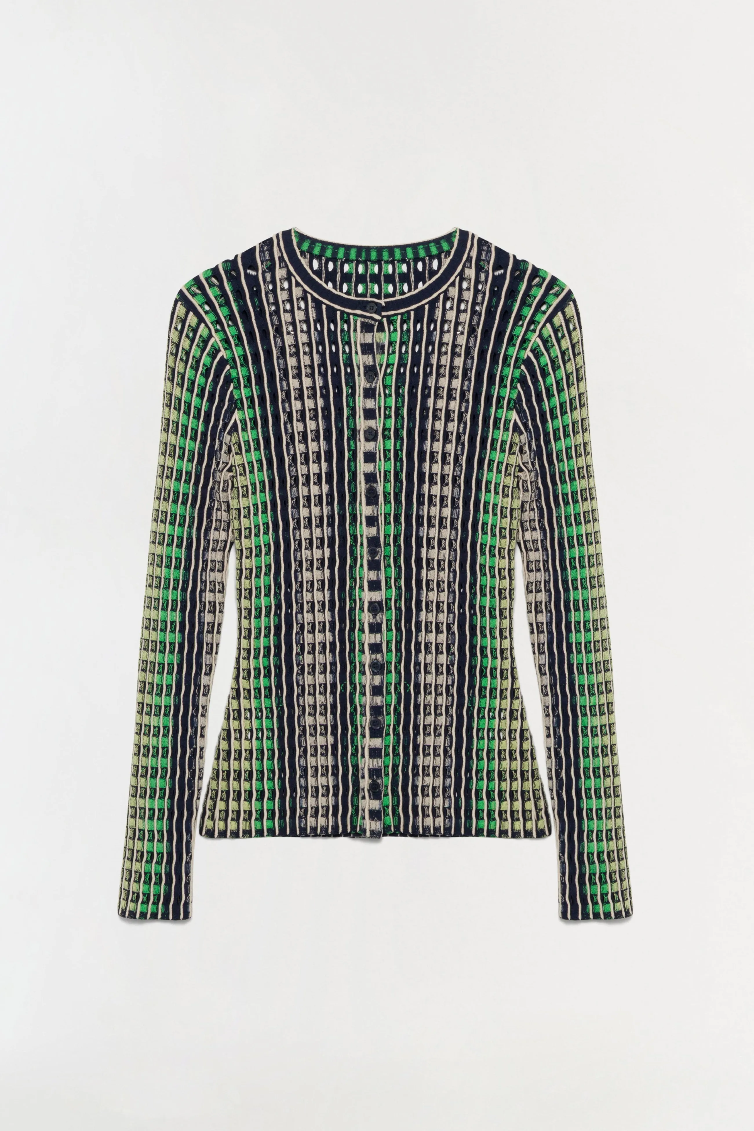 Mabel Eyelet Knit Cardigan sold by Simkhai