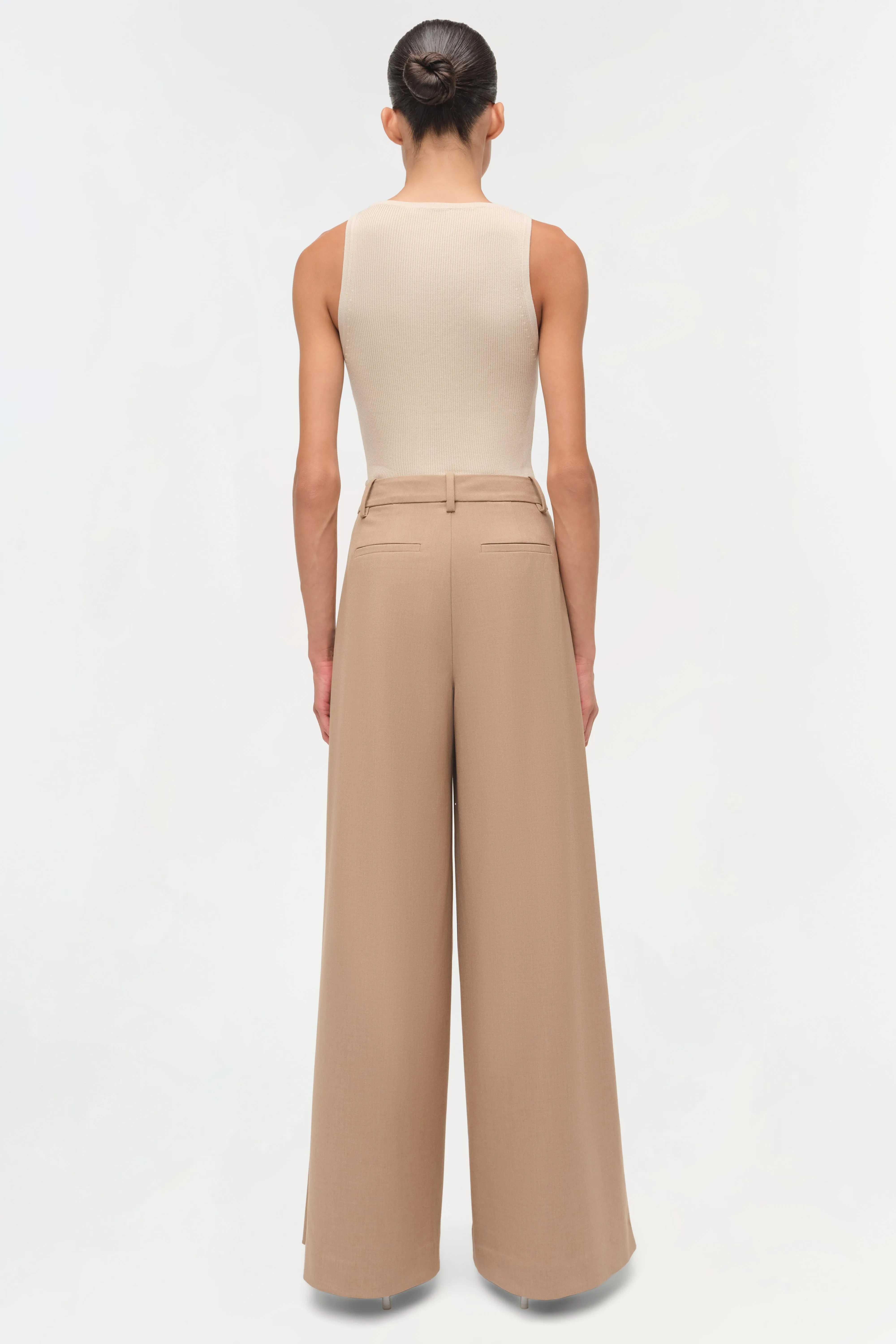 Romy Pleated Suiting Pant sold by Simkhai product image thumbnail 4