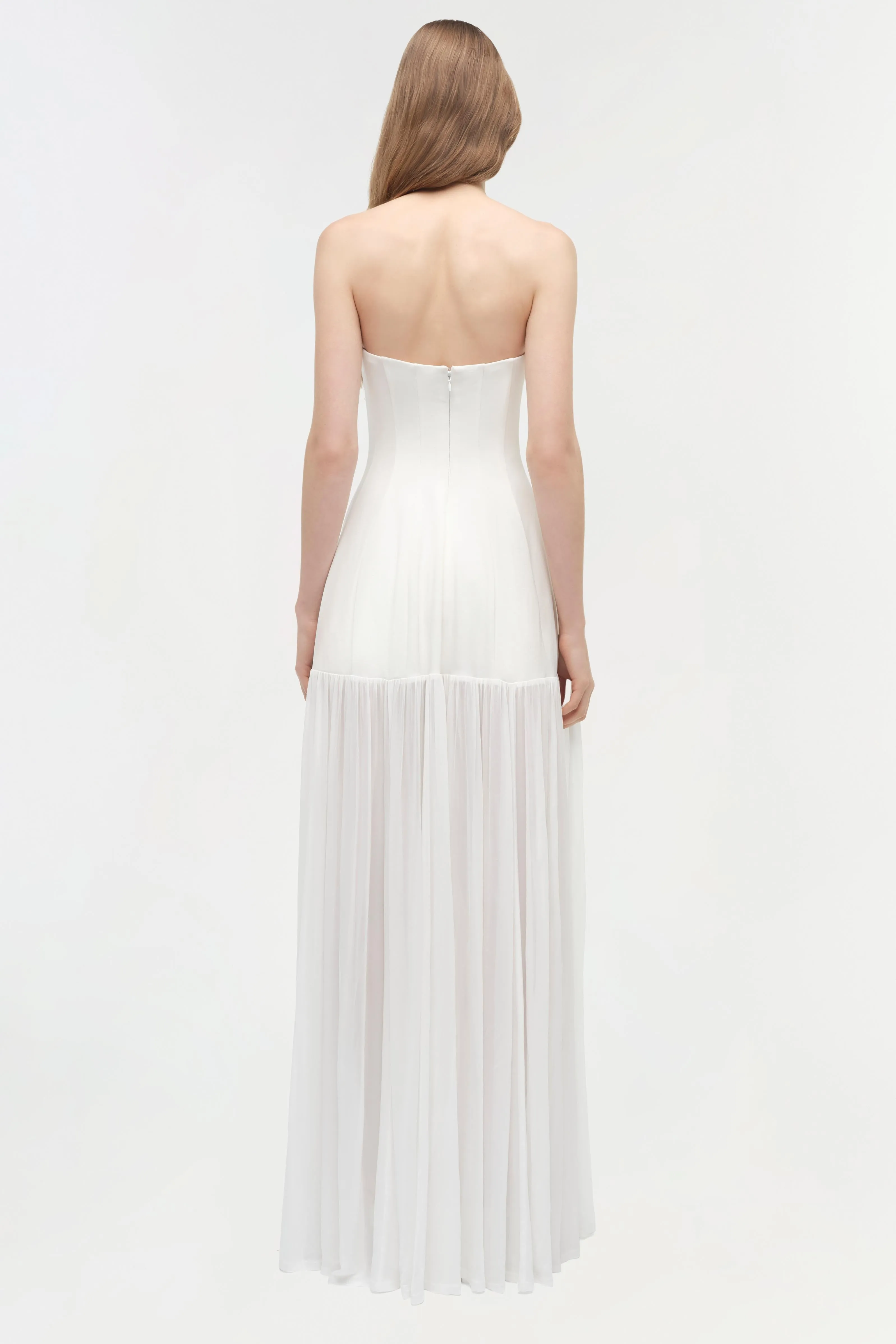 Sandrine Draped Jersey Bustier Midi Dress sold by Simkhai product image thumbnail 5