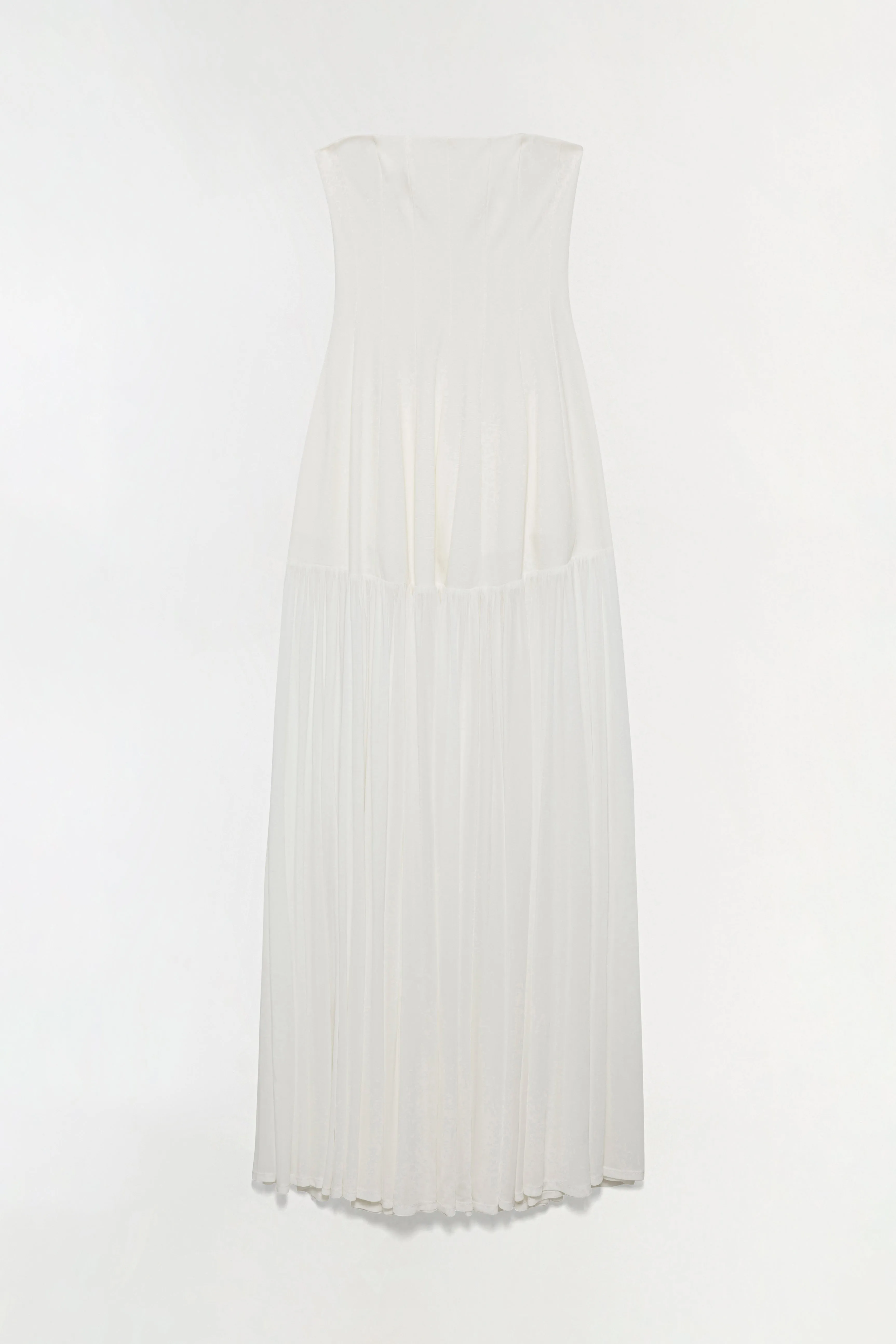 Sandrine Draped Jersey Bustier Midi Dress sold by Simkhai