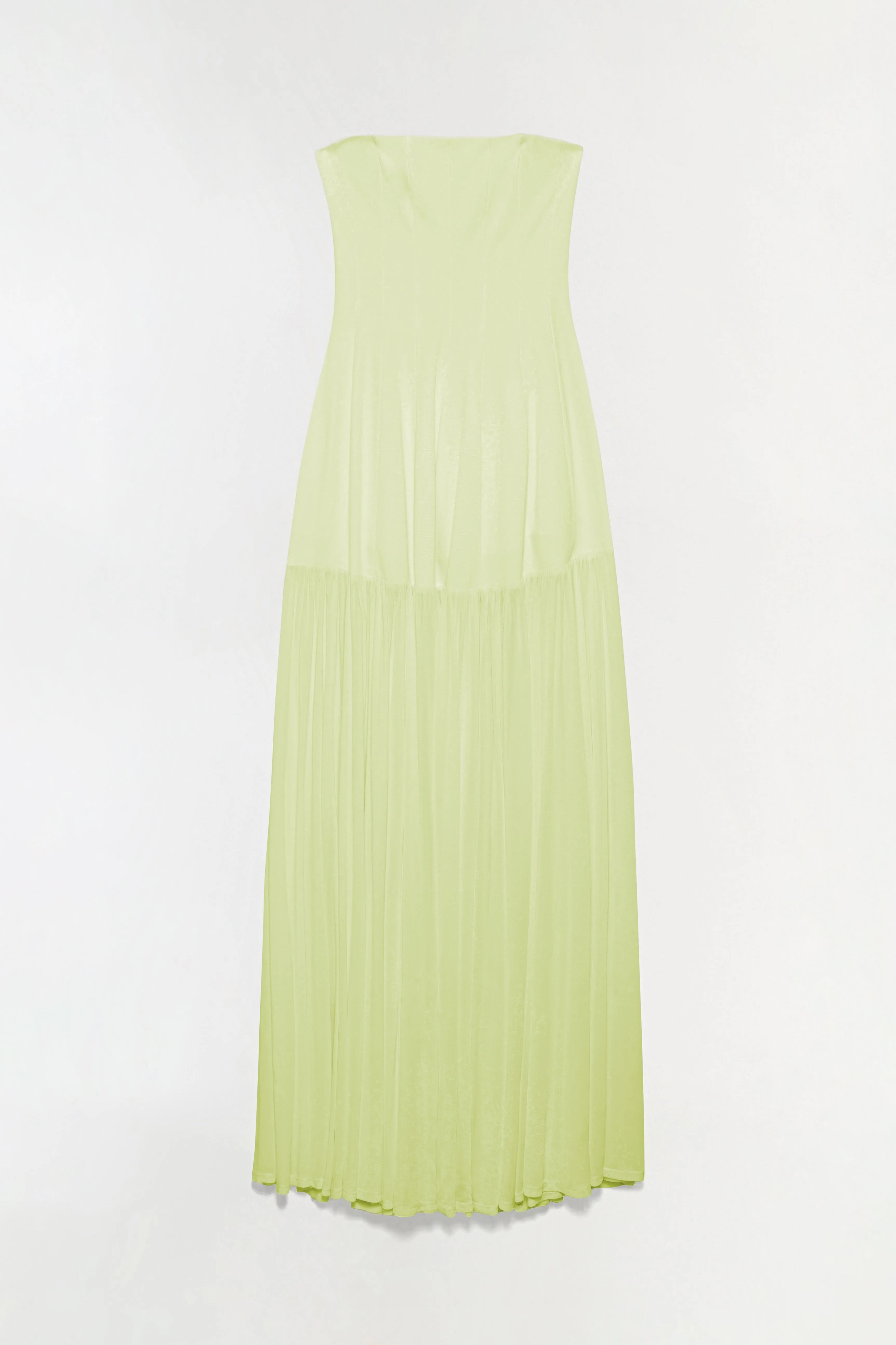 Sandrine Draped Jersey Bustier Midi Dress sold by Simkhai