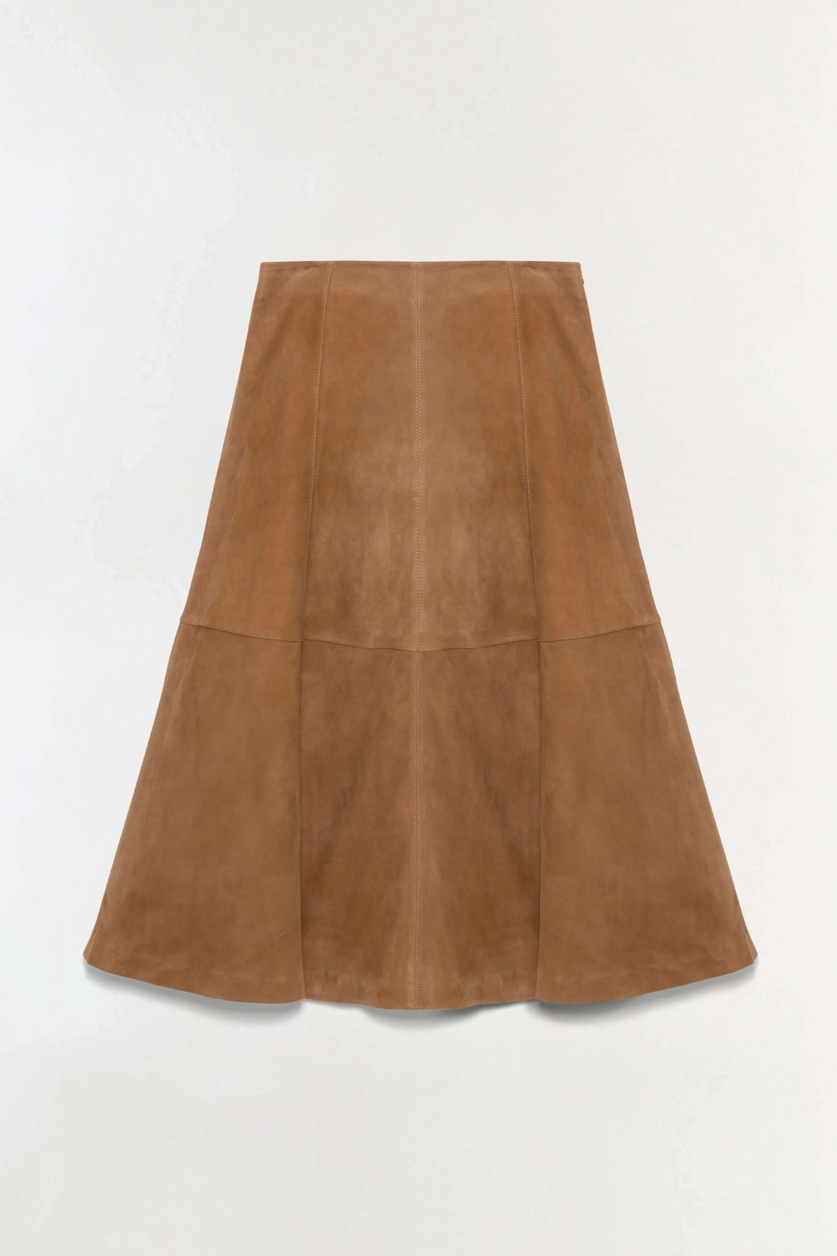 Bonnie Suede Midi Skirt sold by Simkhai