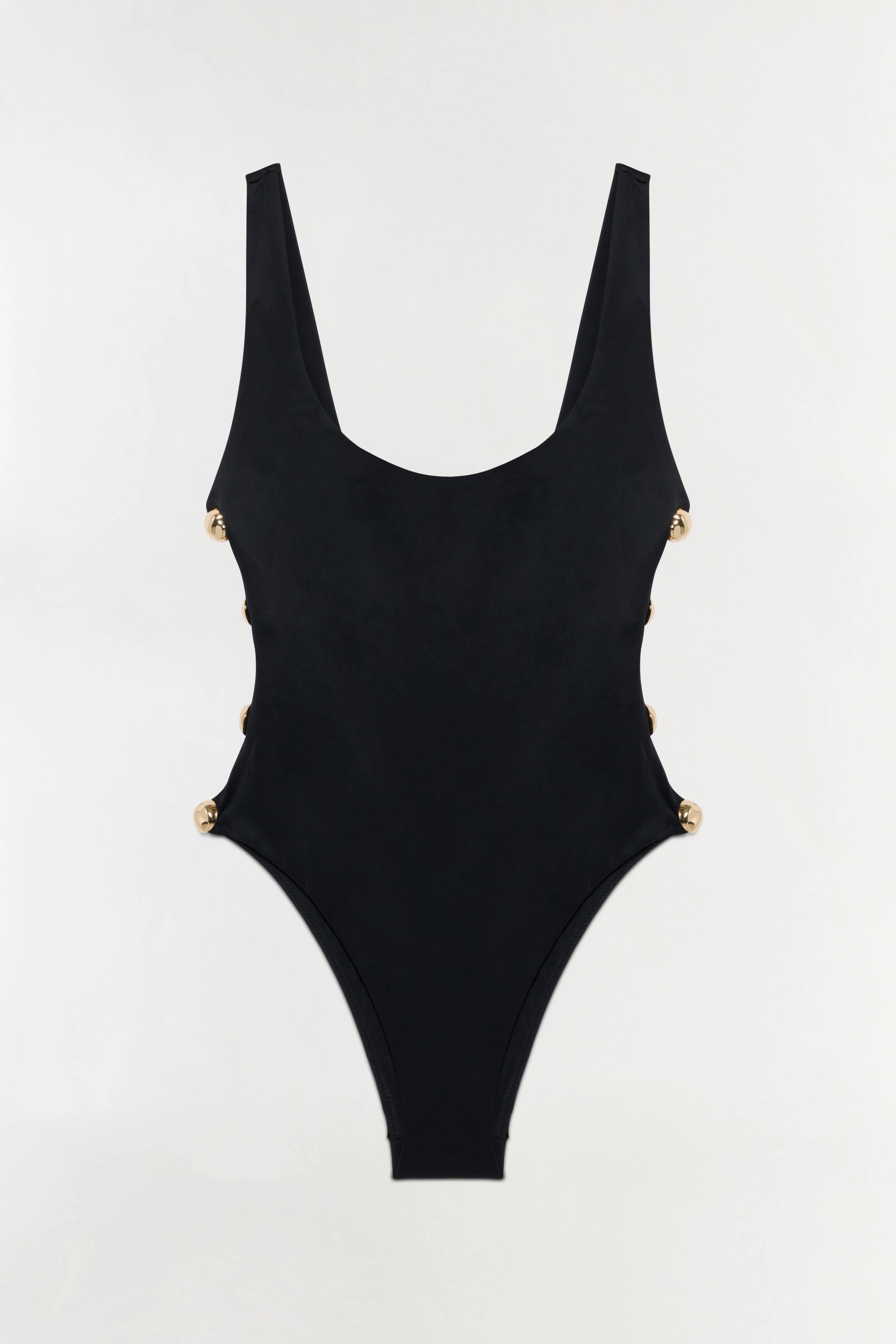 Mona Studded Scoop Neck One Piece sold by Simkhai