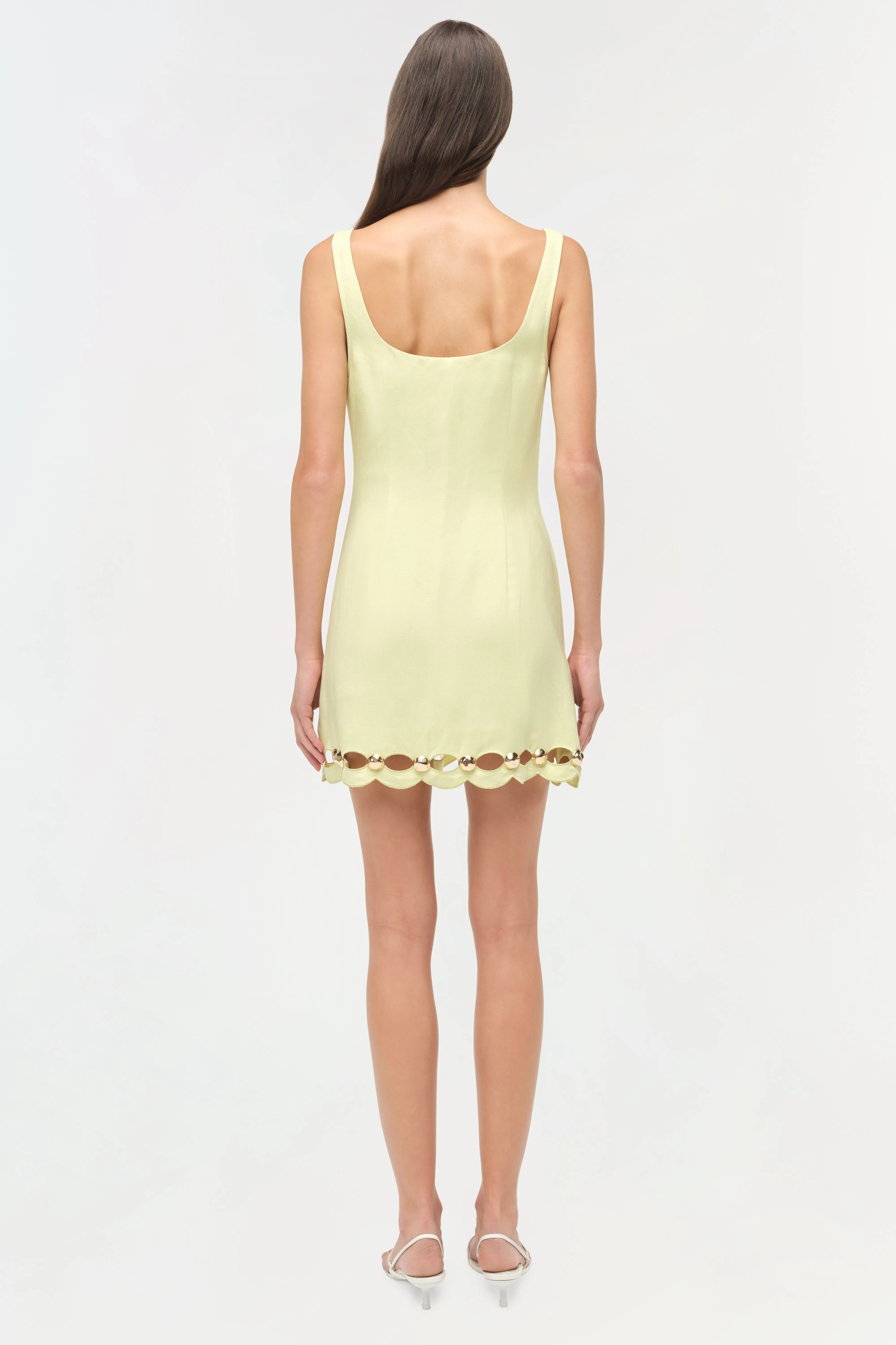 Lindley Studded Linen Midi Dress sold by Simkhai product image thumbnail 5