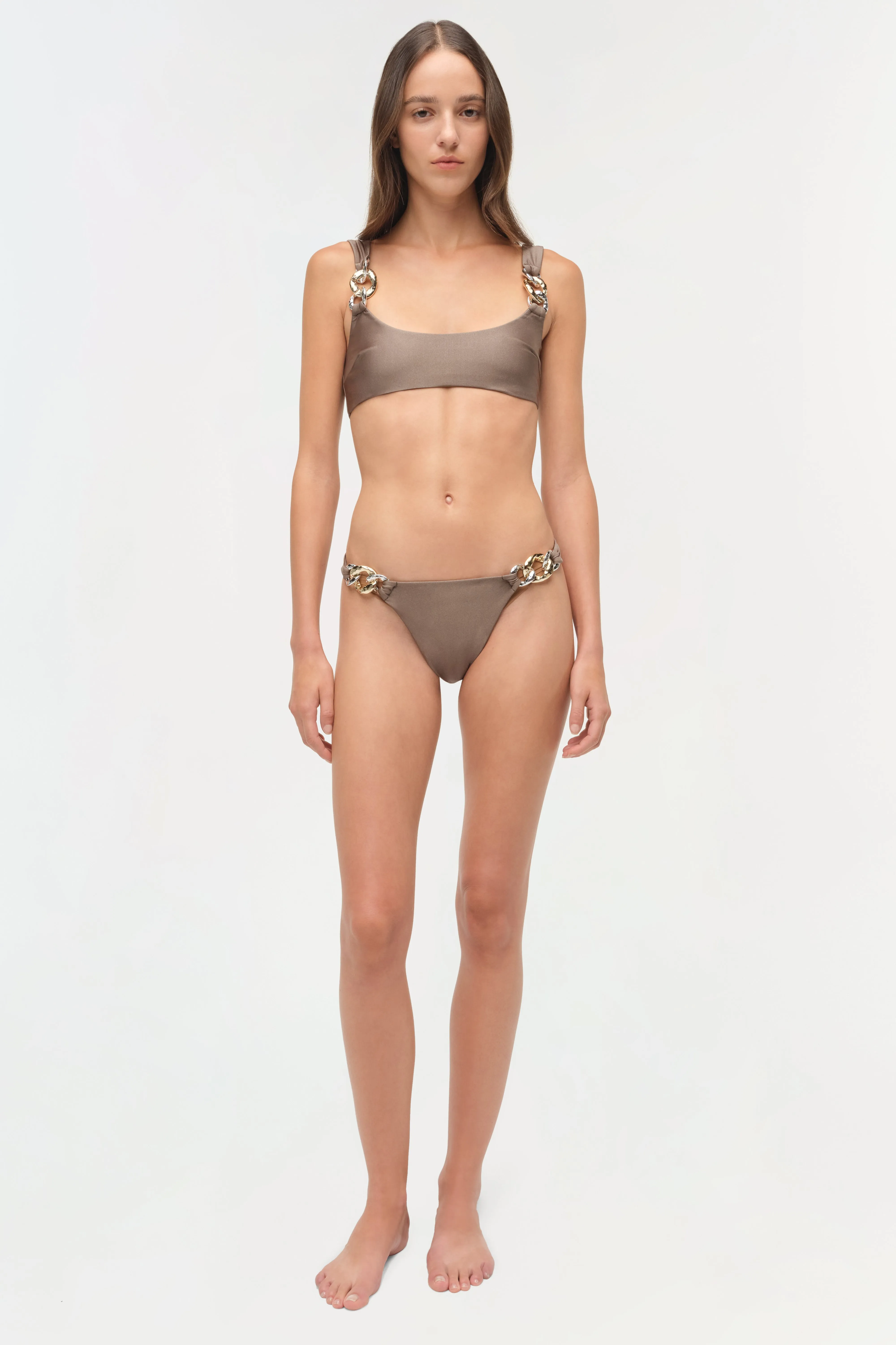 Athens Satin Bikini Bottom sold by Simkhai product image thumbnail 2