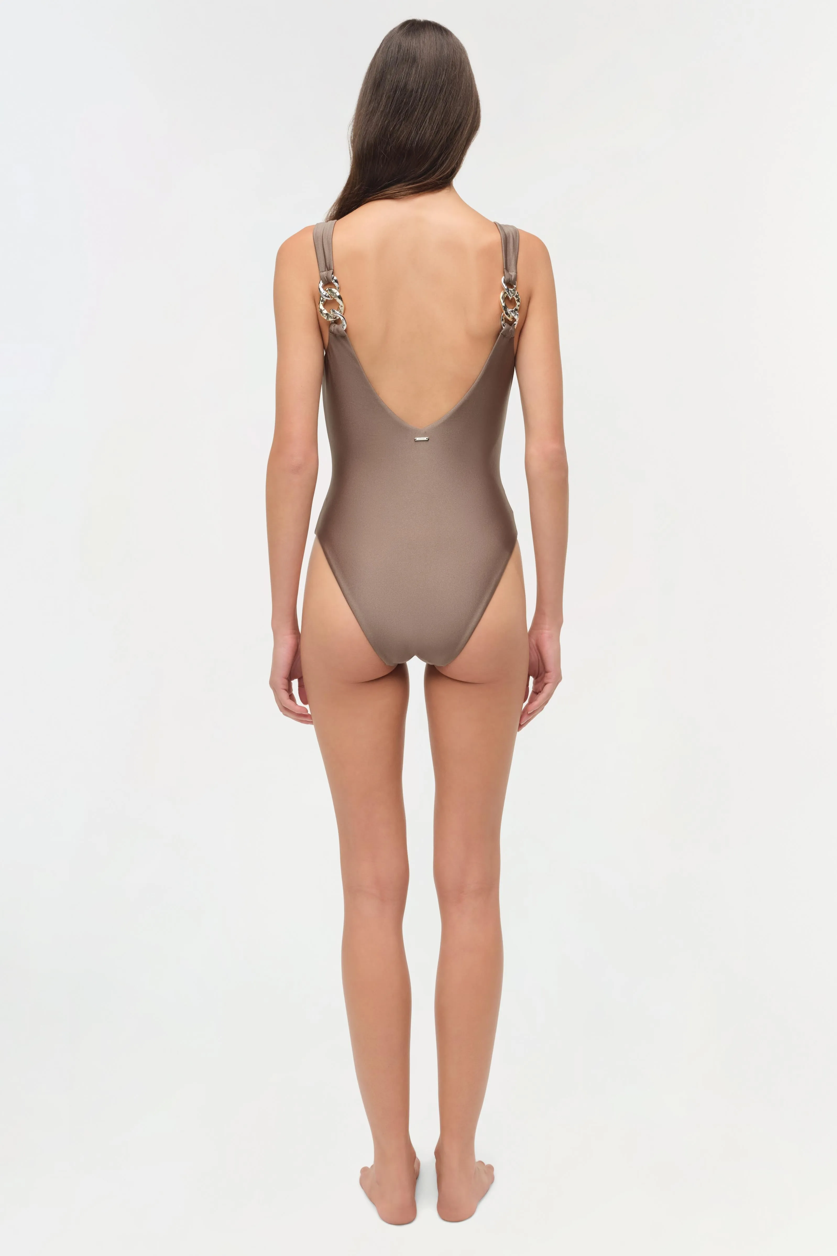 Regan Satin One Piece sold by Simkhai product image thumbnail 5