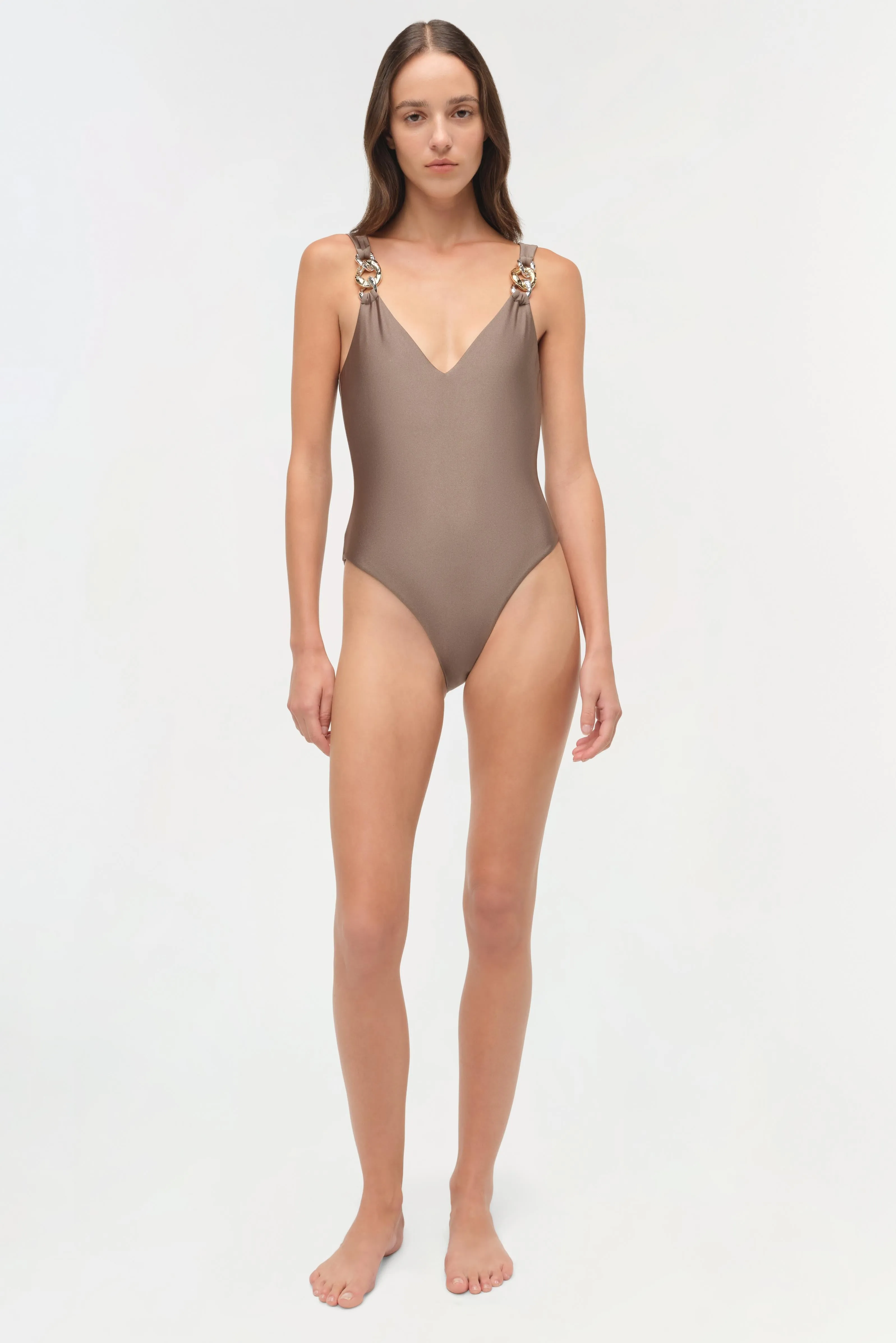 Regan Satin One Piece sold by Simkhai product image thumbnail 2