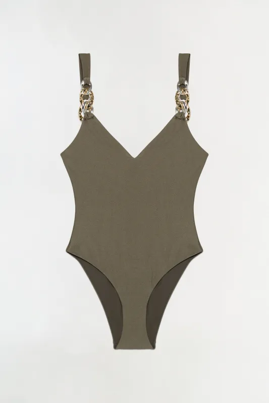 Regan Satin One Piece made by Simkhai
