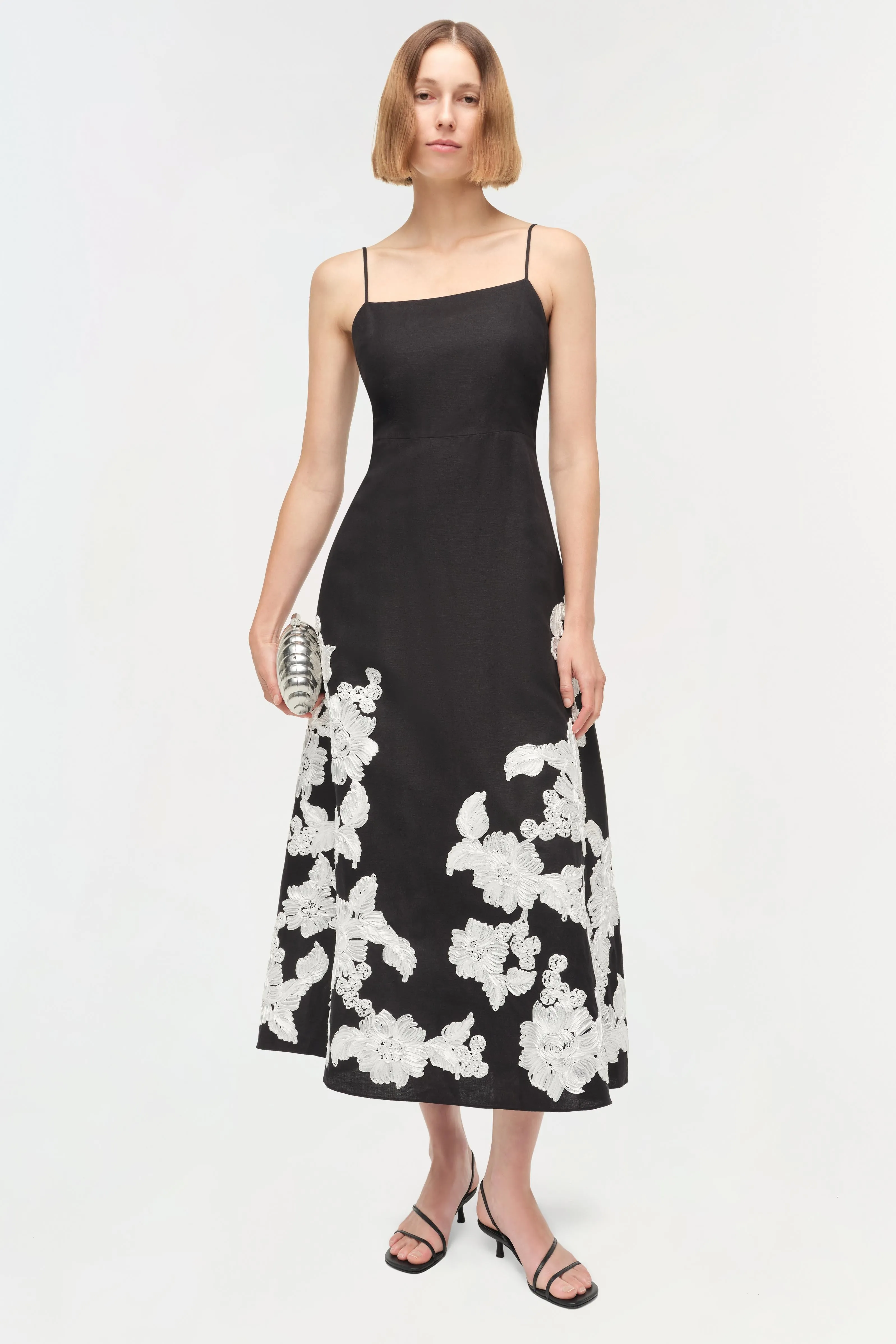 Annabella Soutache Linen Midi Dress sold by Simkhai product image thumbnail 2
