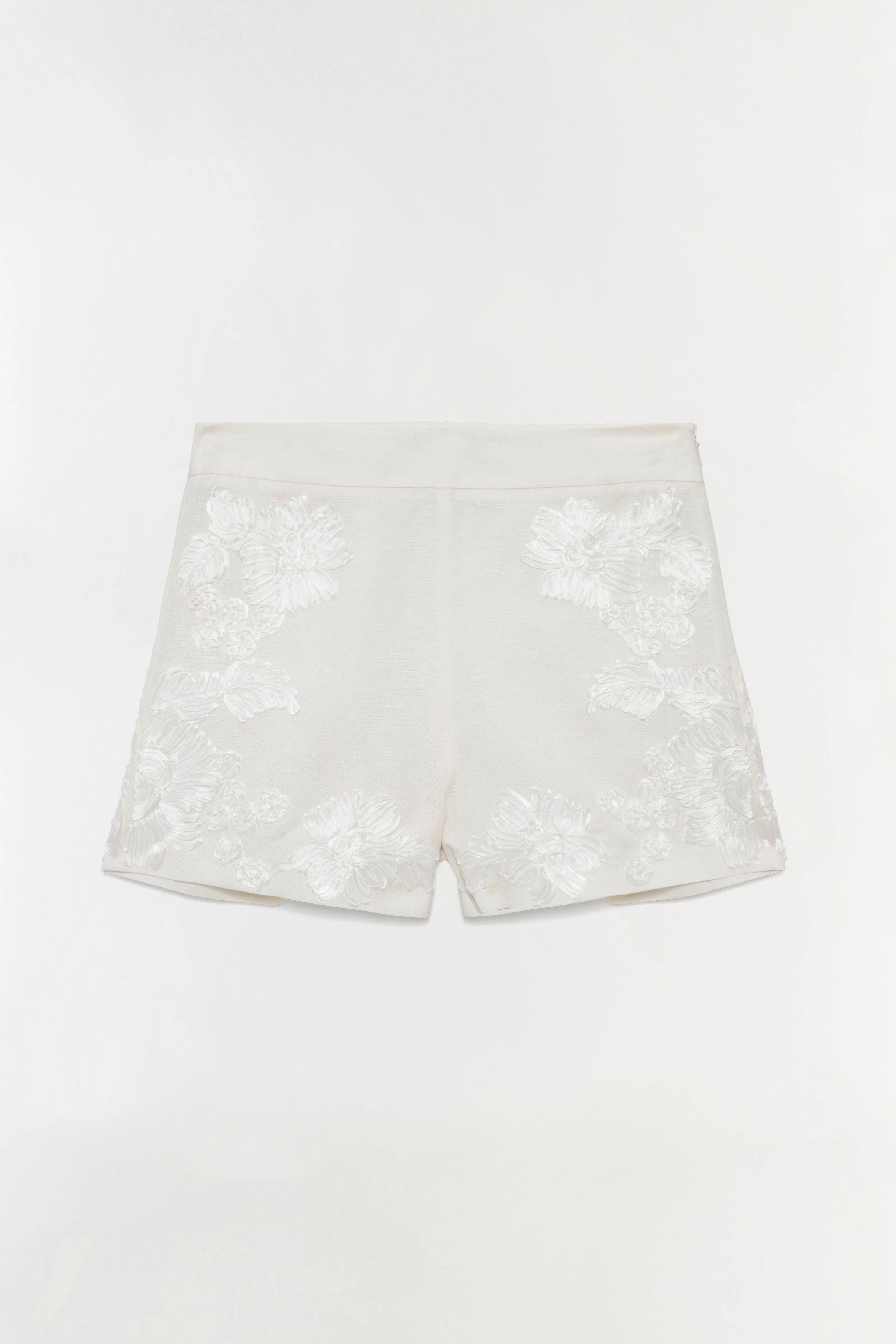 Sammie Soutache Linen Short sold by Simkhai