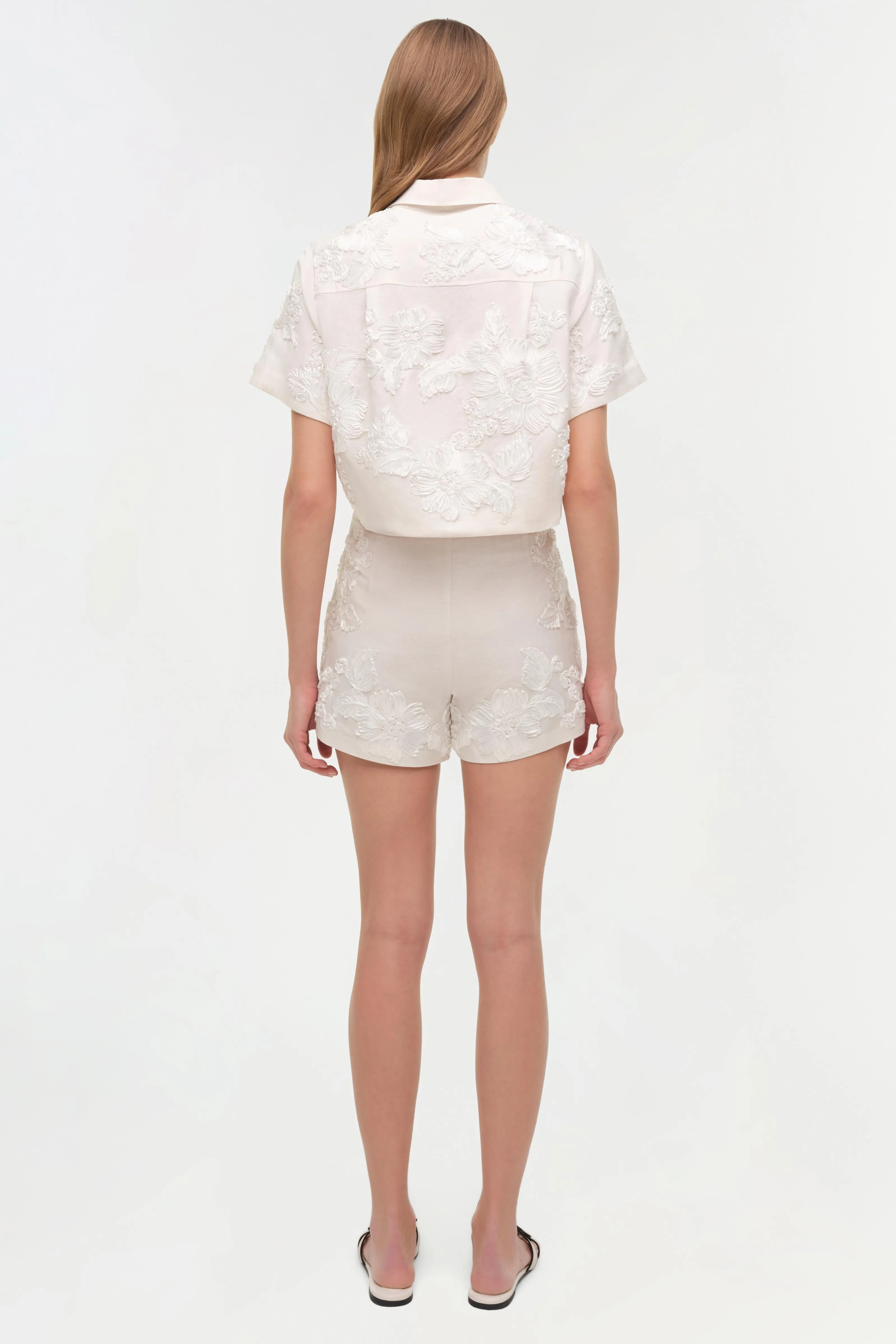 Callie Soutache Linen Camp Shirt sold by Simkhai product image thumbnail 5