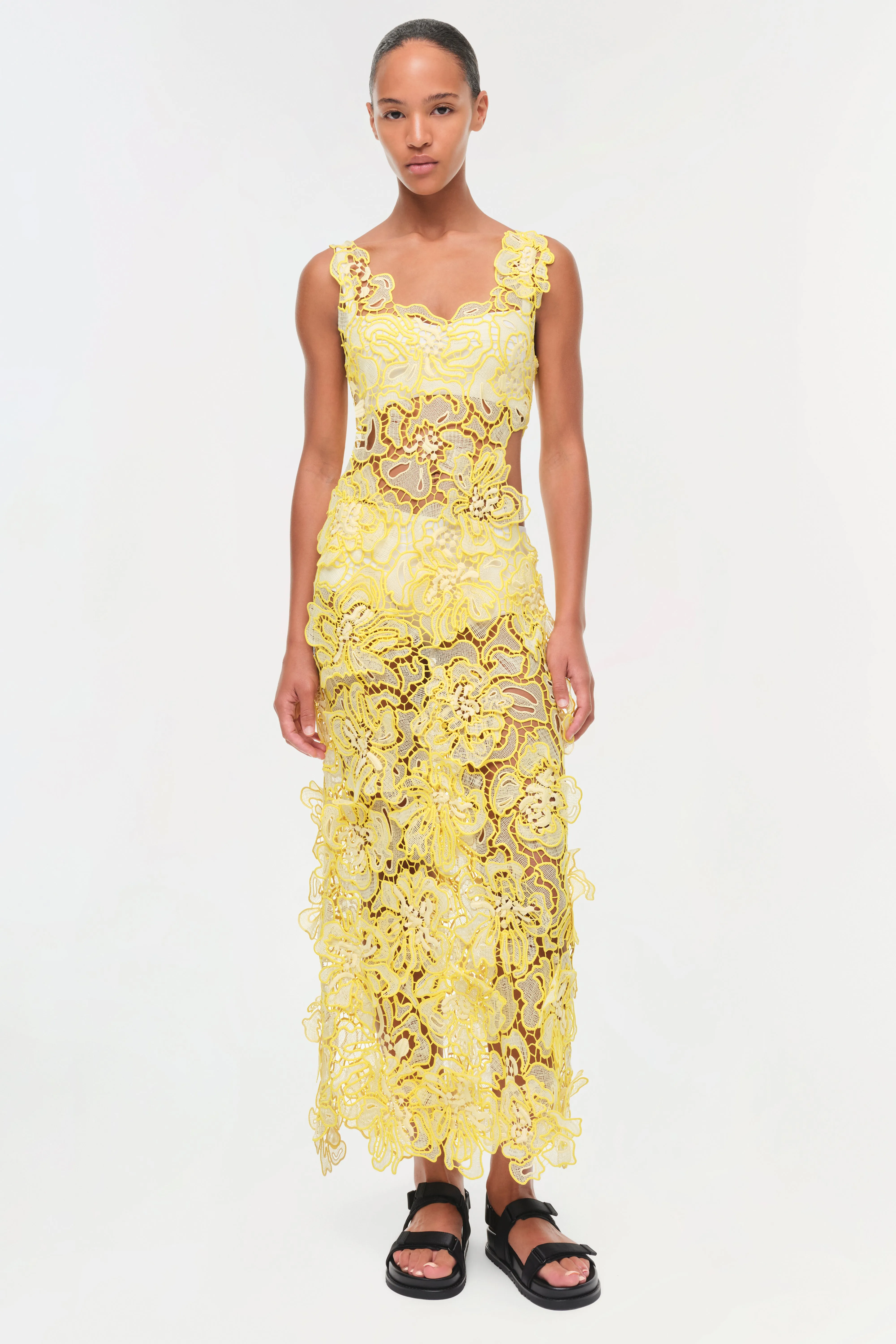 Corinna Lace Midi Dress sold by Simkhai product image thumbnail 2