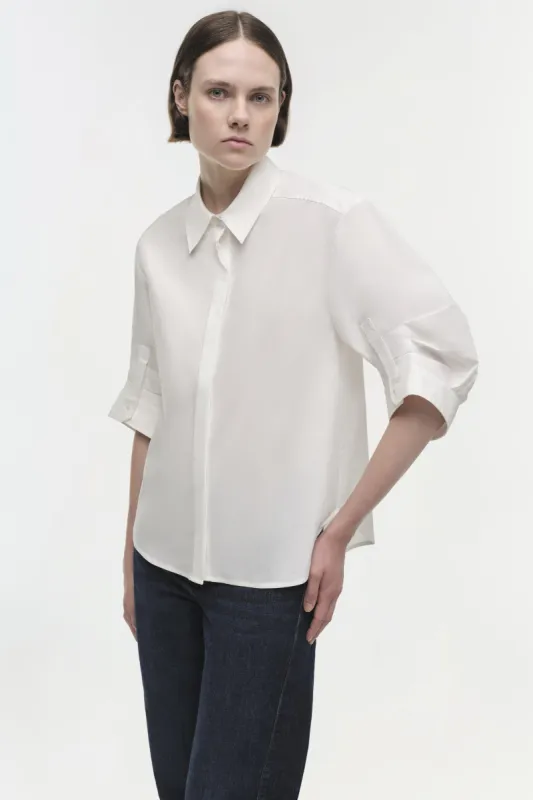 Gemma Poplin Shirt sold by Simkhai