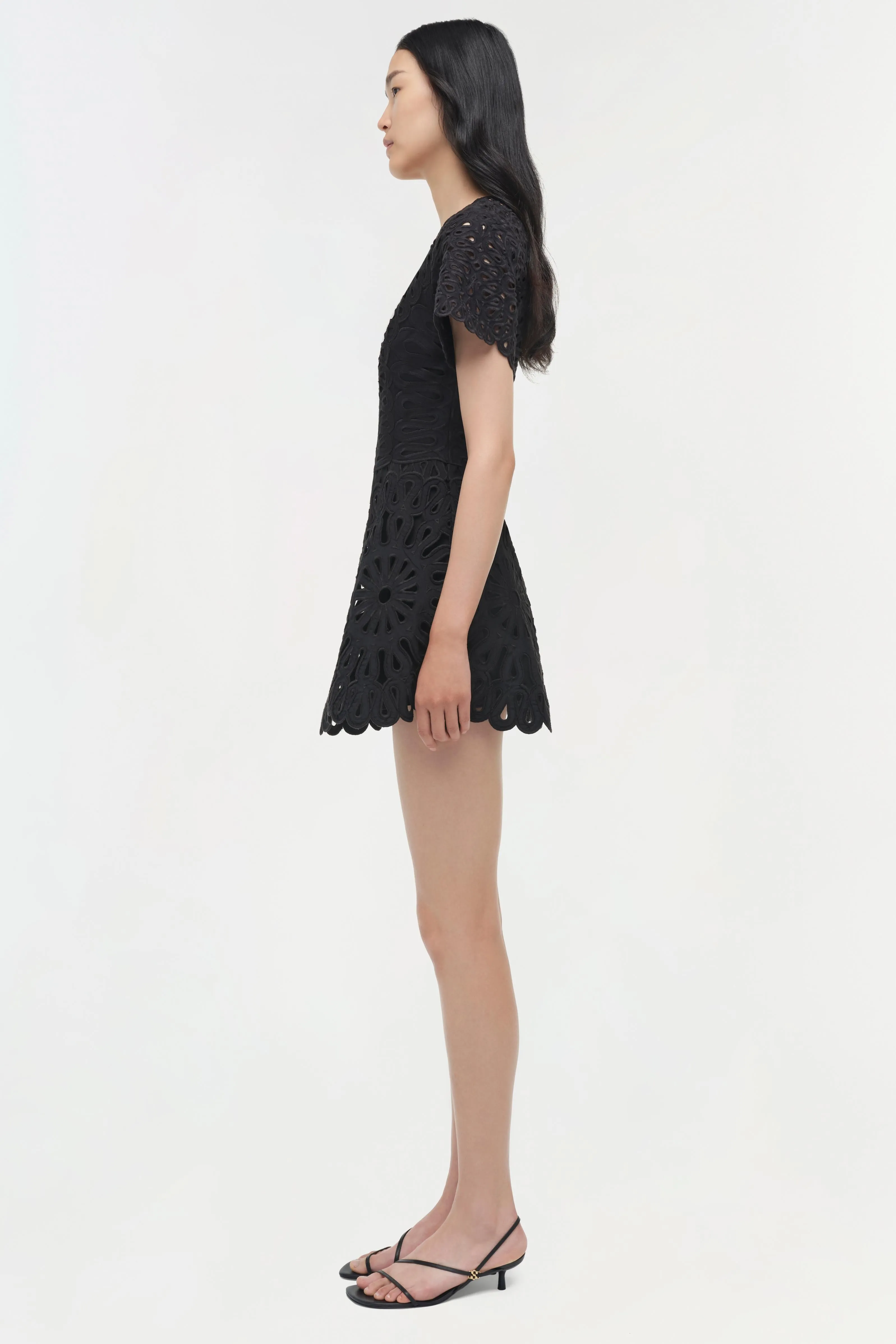 Emrys Embroidered Mini Dress sold by Simkhai product image thumbnail 4