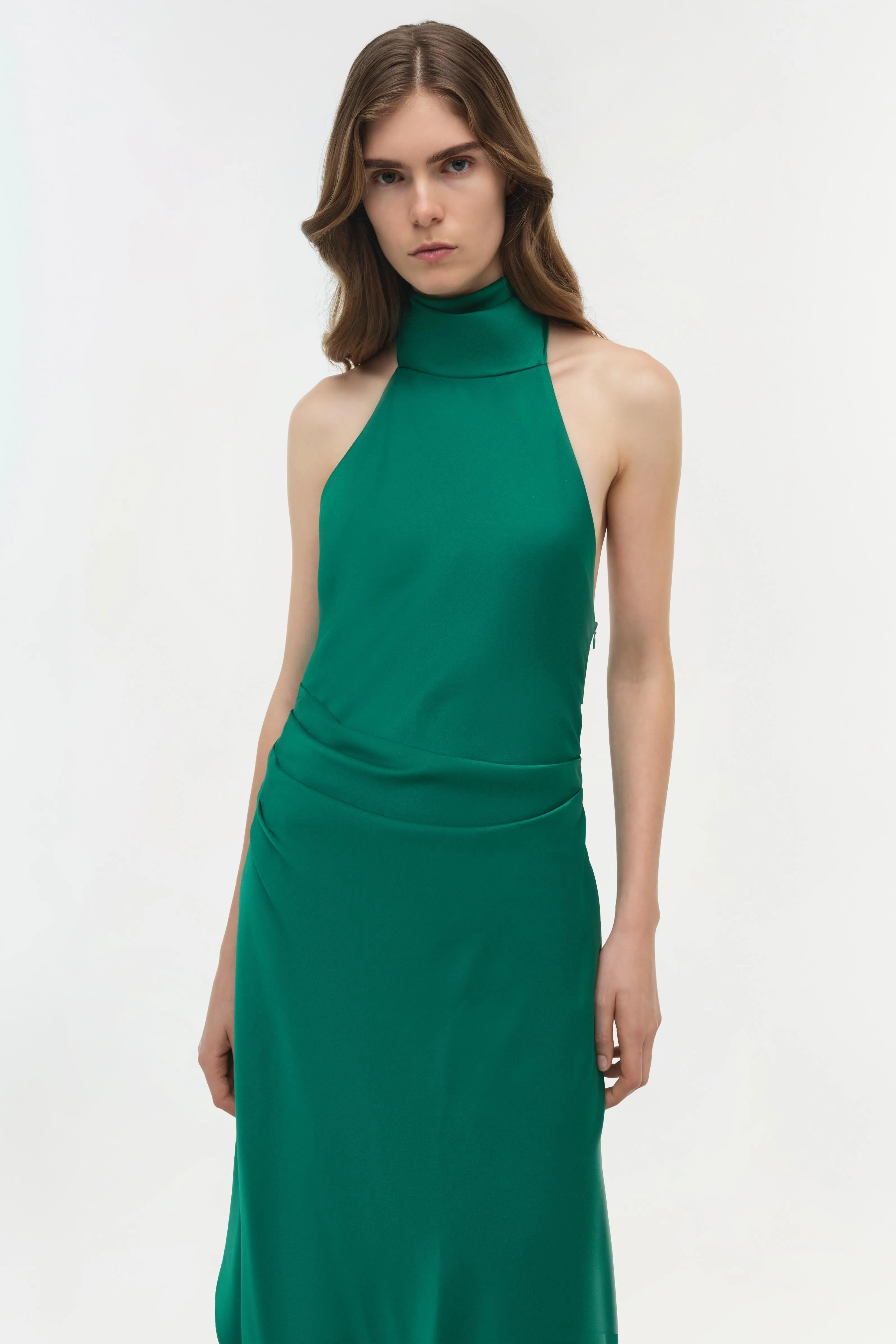 Monica Satin Midi Dress sold by Simkhai product image thumbnail 3