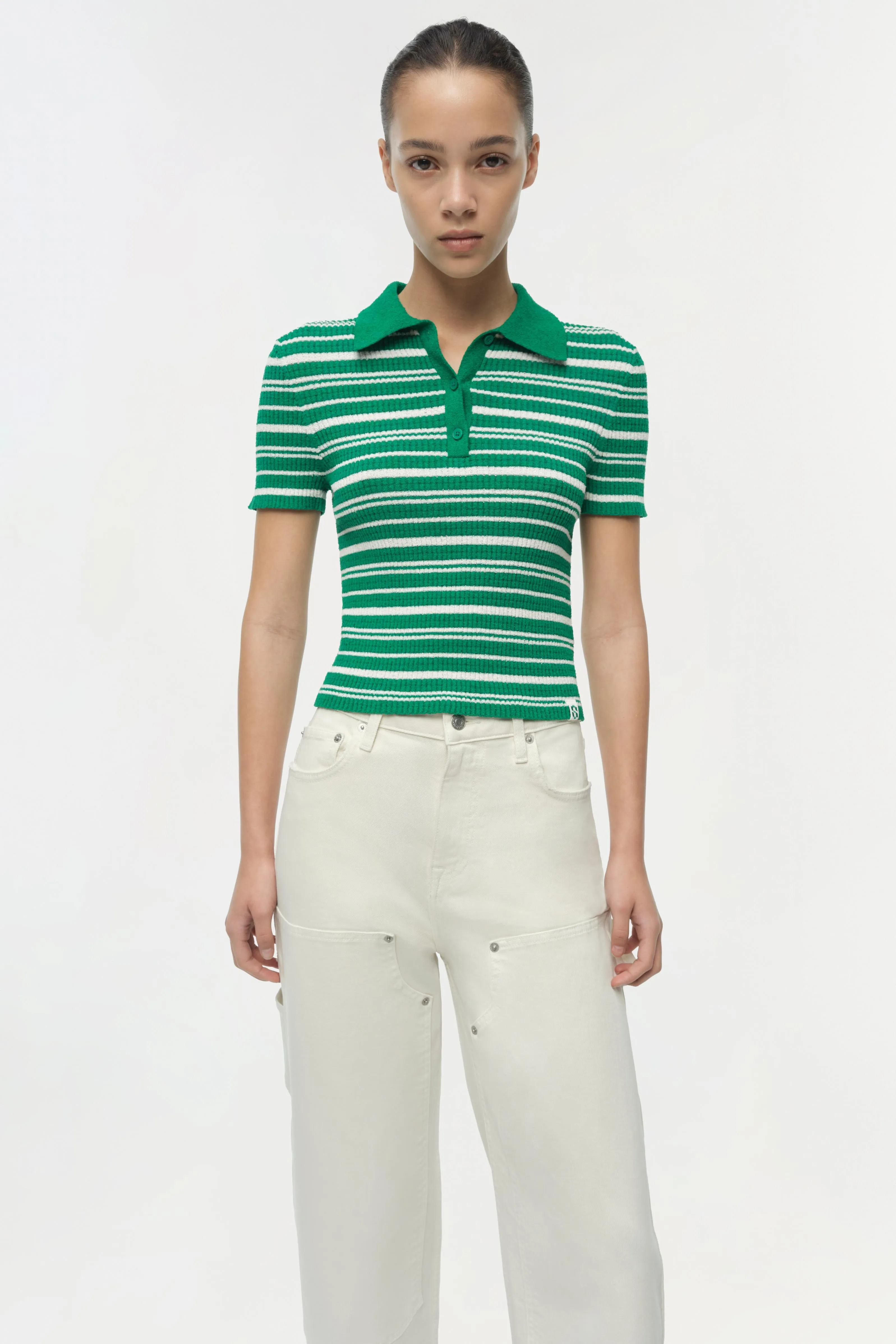 Averie Knit Polo sold by Simkhai product image thumbnail 3