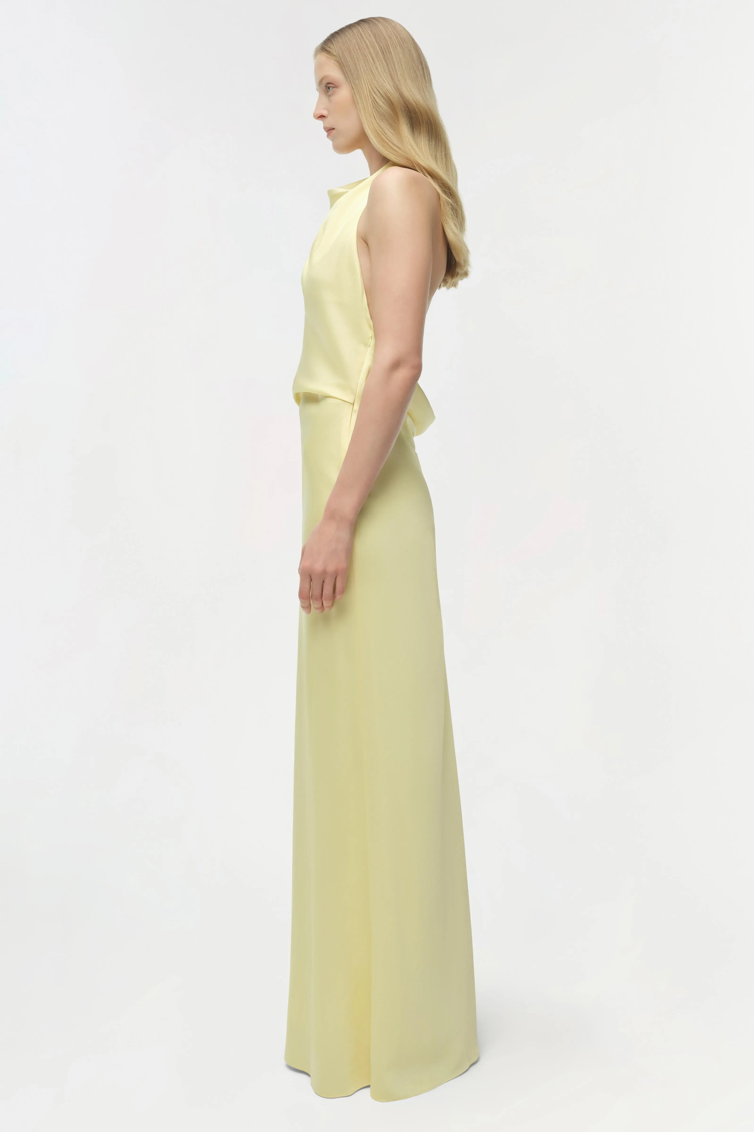 Reannon Draped Satin Gown sold by Simkhai product image thumbnail 4