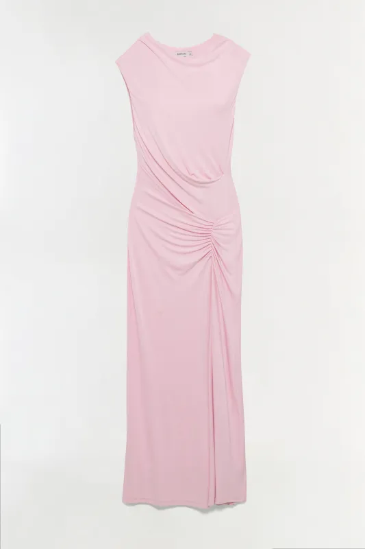 Acacia Draped Jersey Midi Dress made by Simkhai