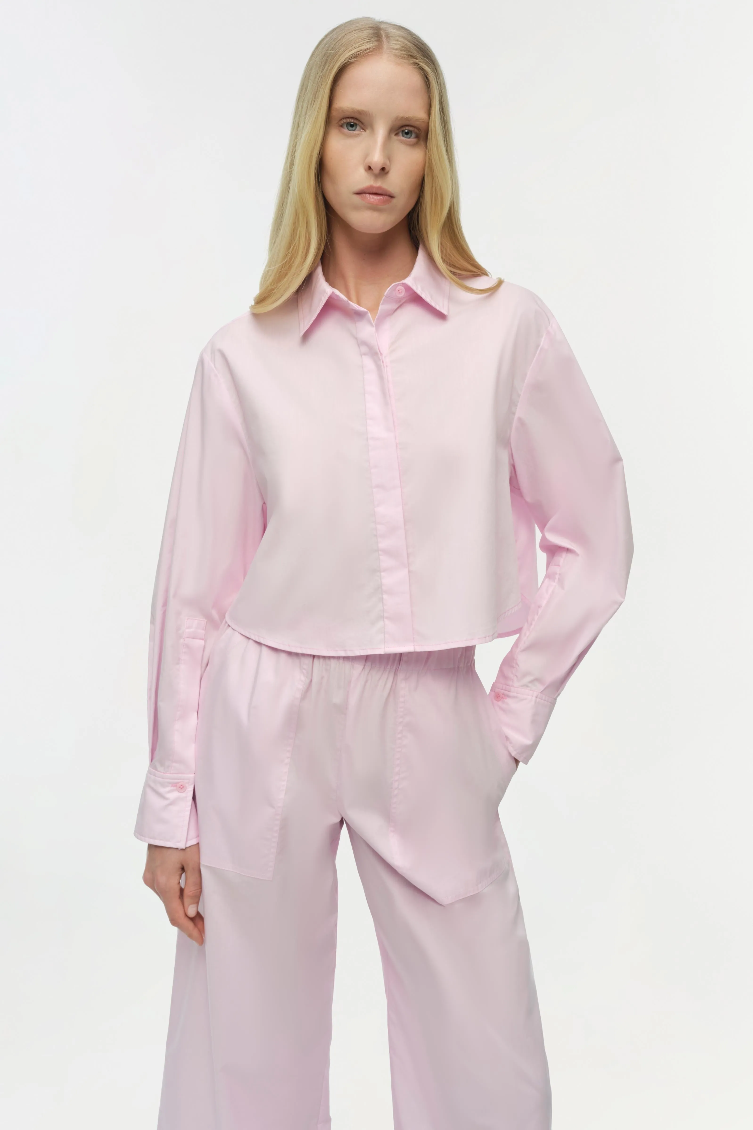 Renata Cotton Button Down Shirt sold by Simkhai product image thumbnail 3