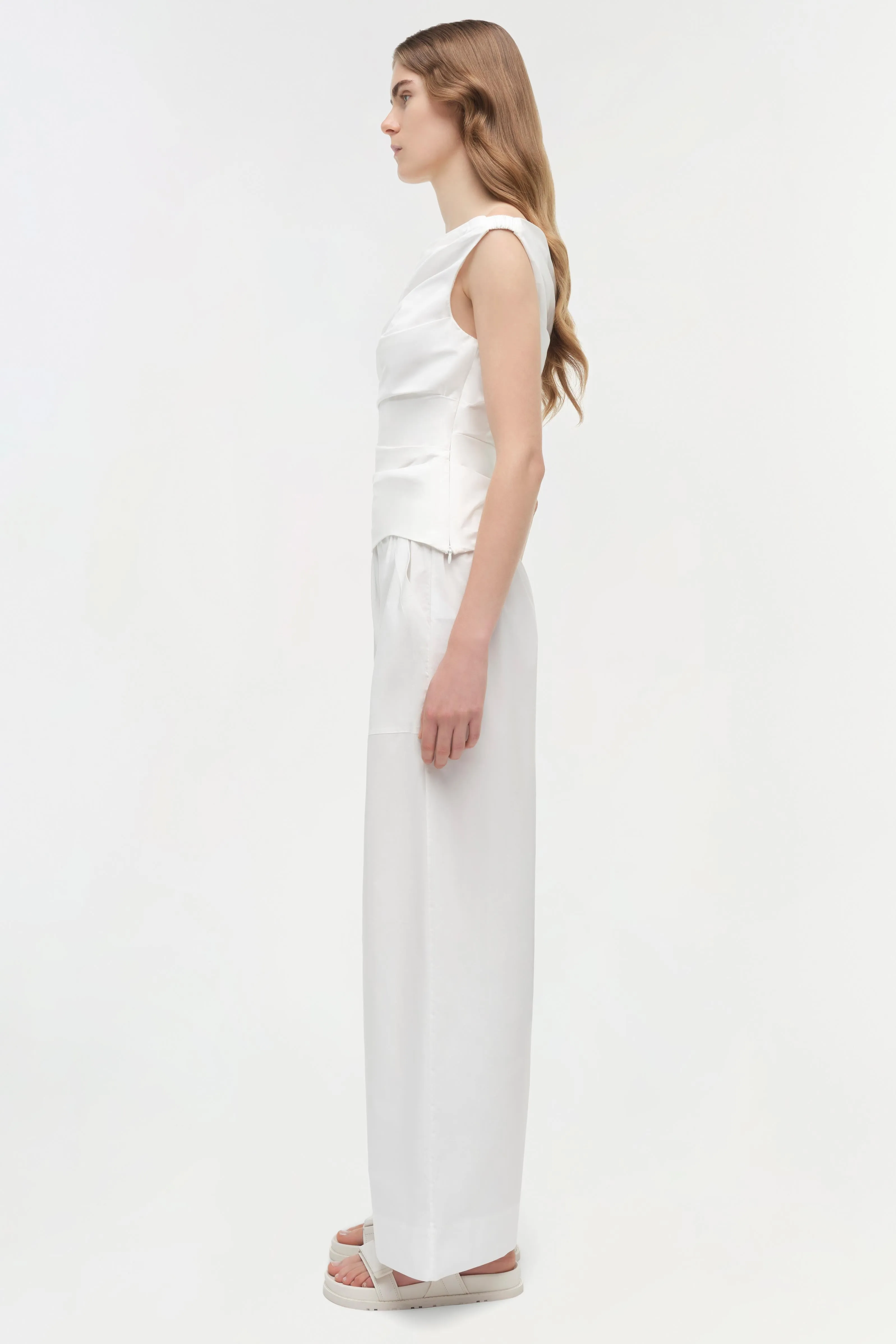 Maisel Draped Cotton Top sold by Simkhai product image thumbnail 4