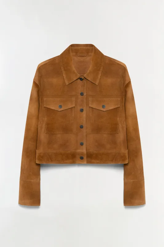 Grafton Suede Jacket made by Simkhai