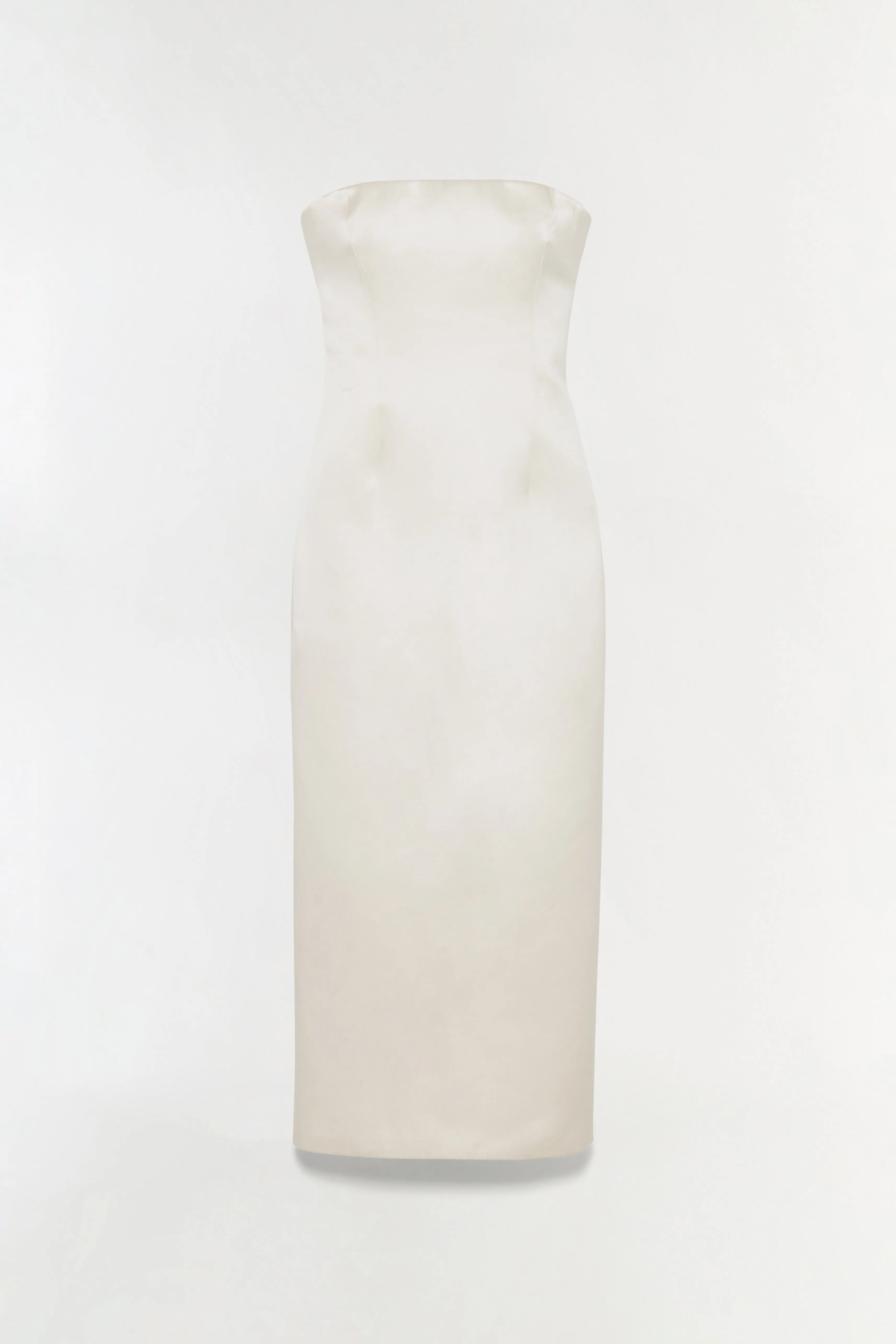 Enid Satin Bustier Midi Dress sold by Simkhai
