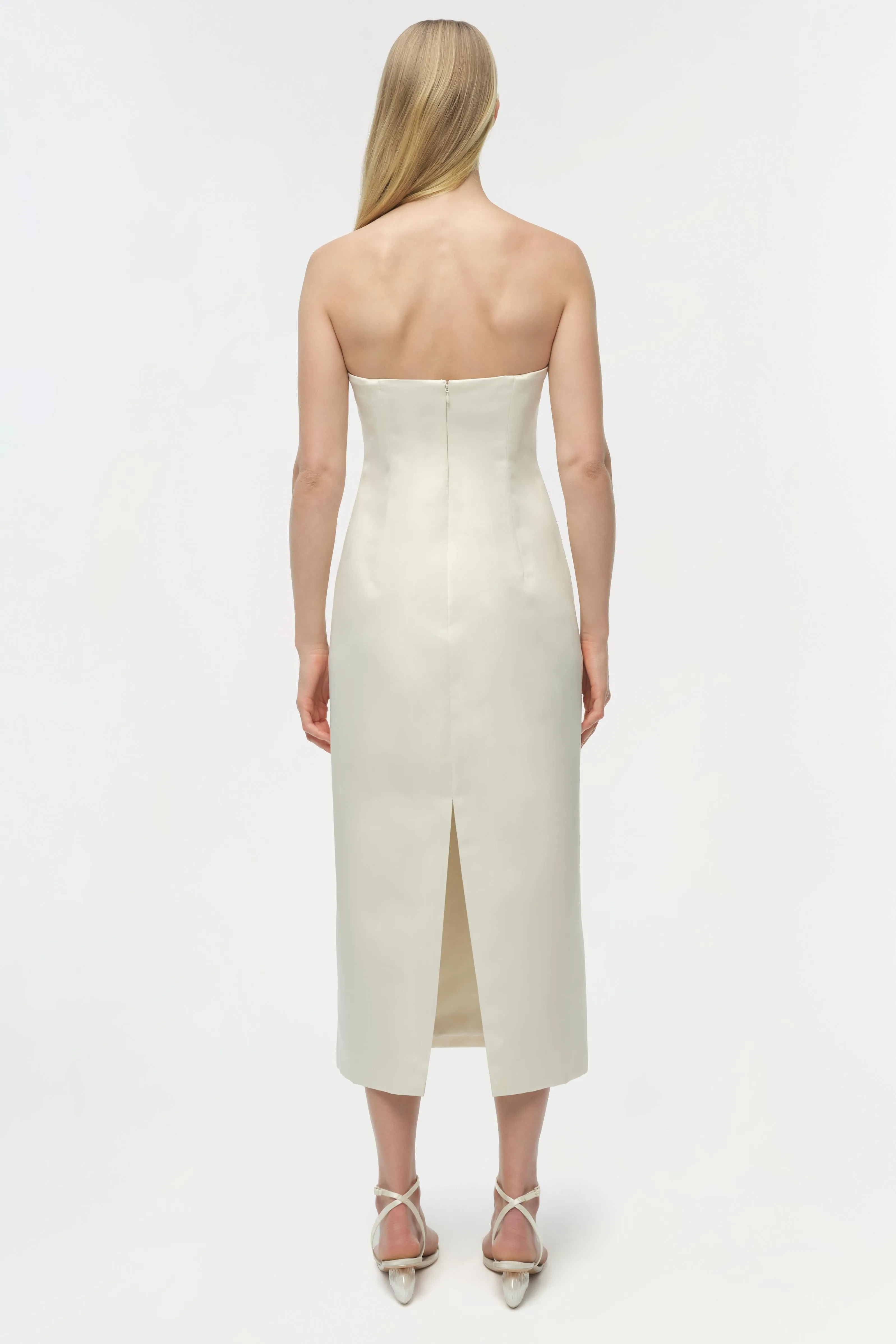 Enid Satin Bustier Midi Dress sold by Simkhai product image thumbnail 5