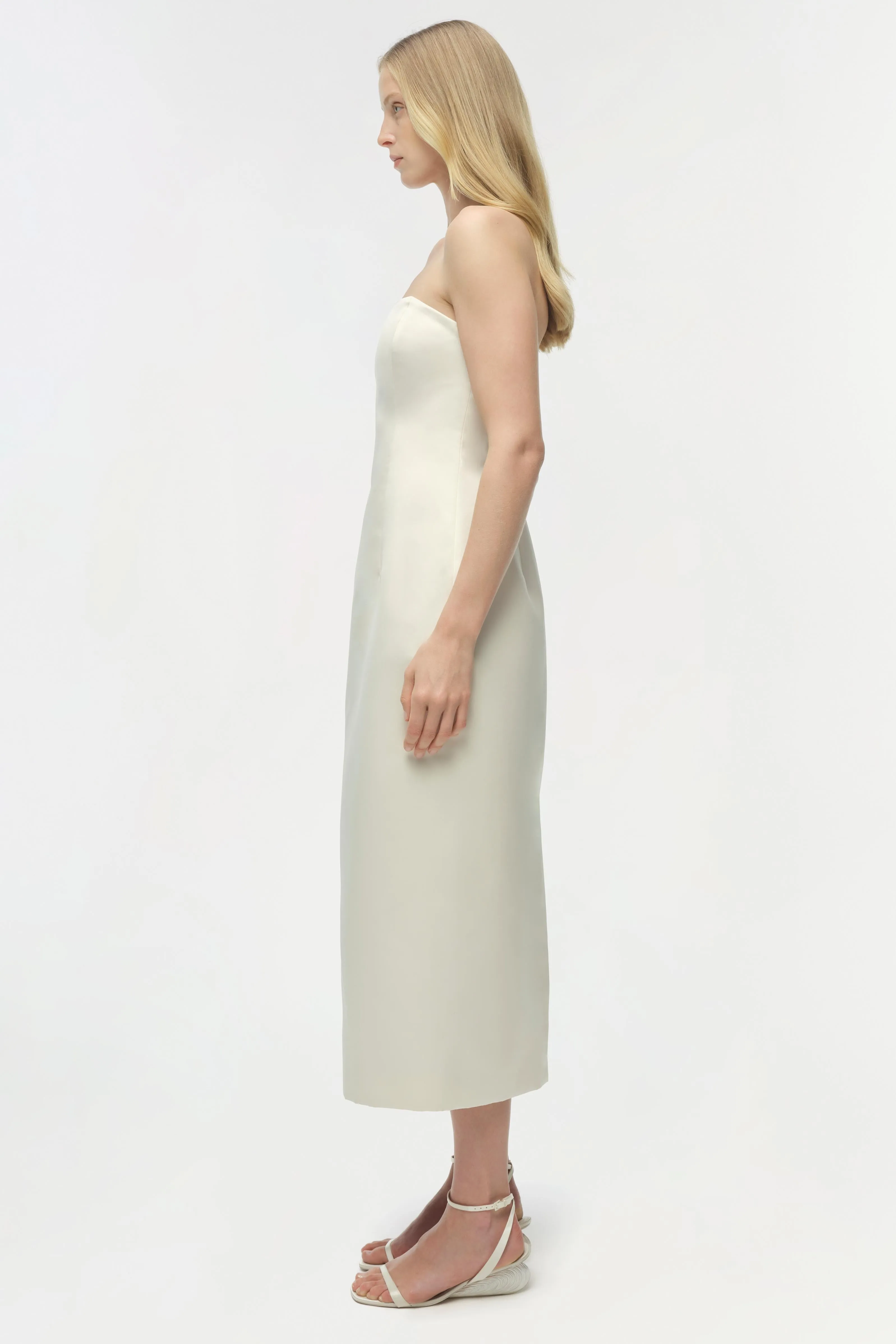 Enid Satin Bustier Midi Dress sold by Simkhai product image thumbnail 4
