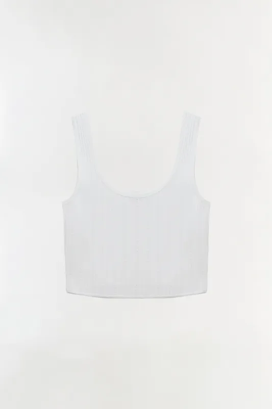 Rylan Knit Tank sold by Simkhai