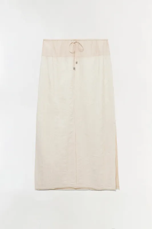 Huxen Midi Skirt made by Simkhai