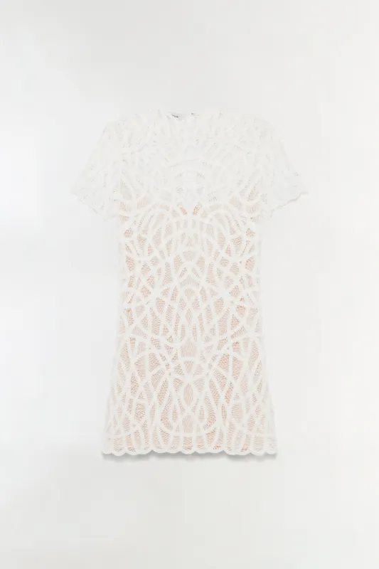 Desiree Macrame Mini Dress made by Simkhai