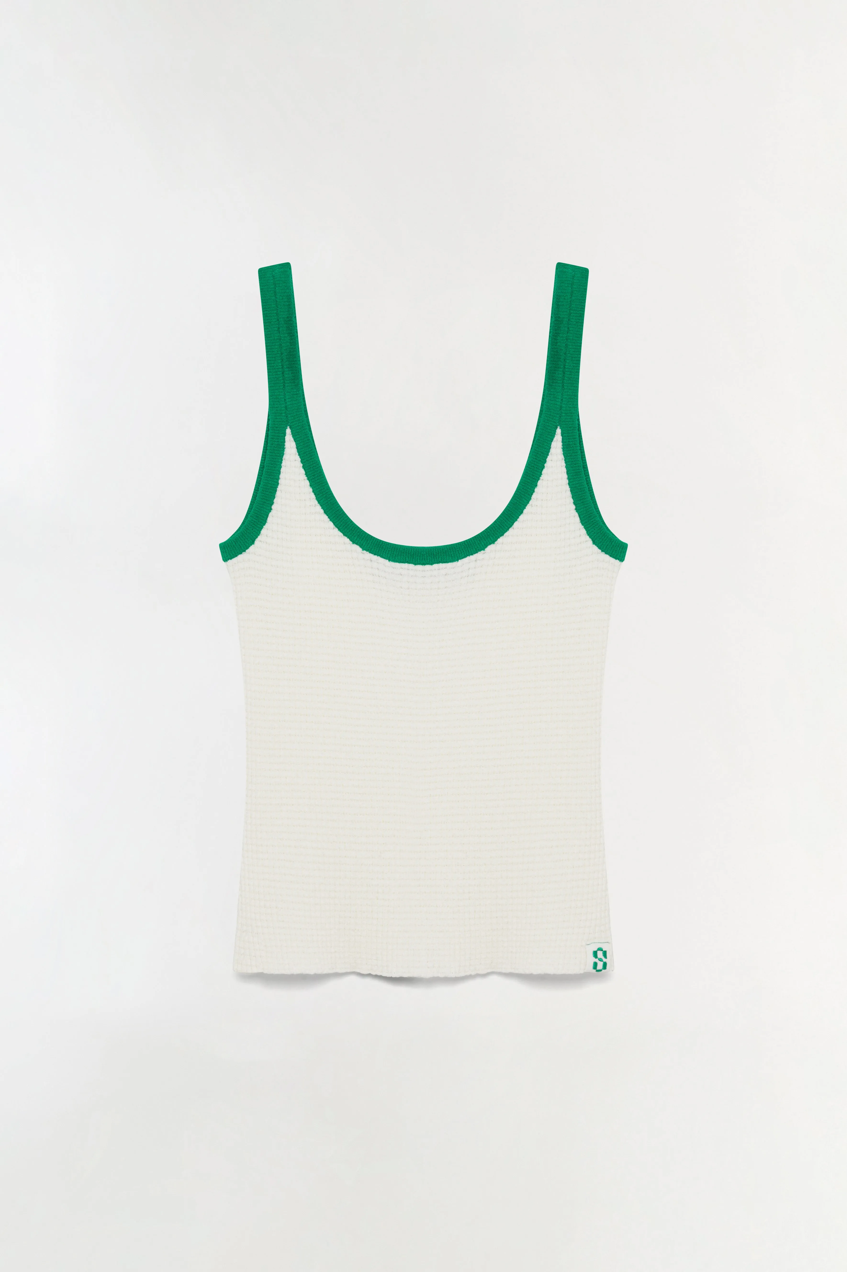 Rayne Knit Tank sold by Simkhai