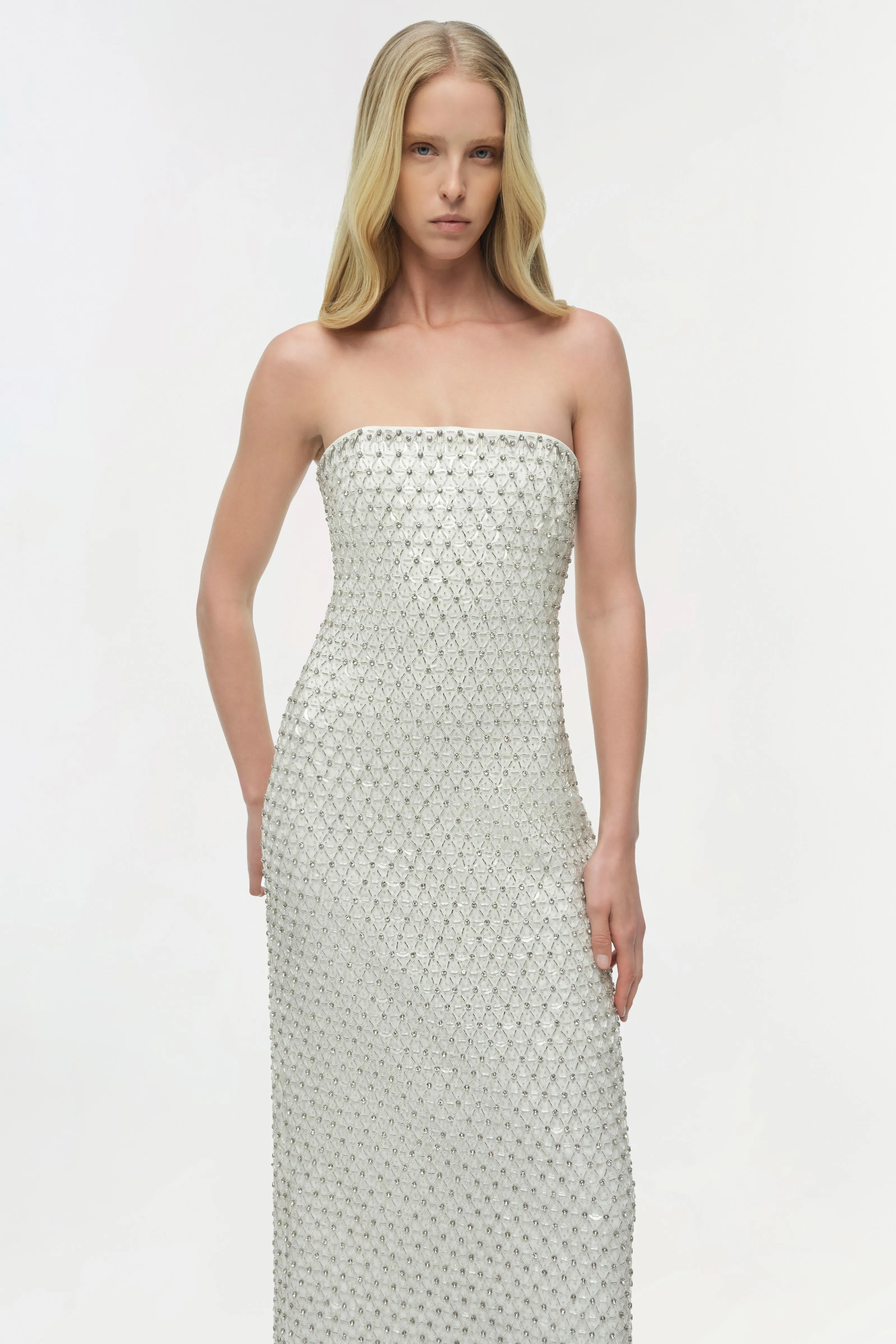 Vanessa Embellished Bustier Midi Dress sold by Simkhai product image thumbnail 3