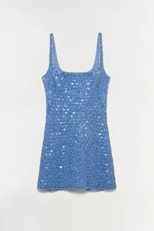 Ziva Embellished Mini Dress sold by Simkhai