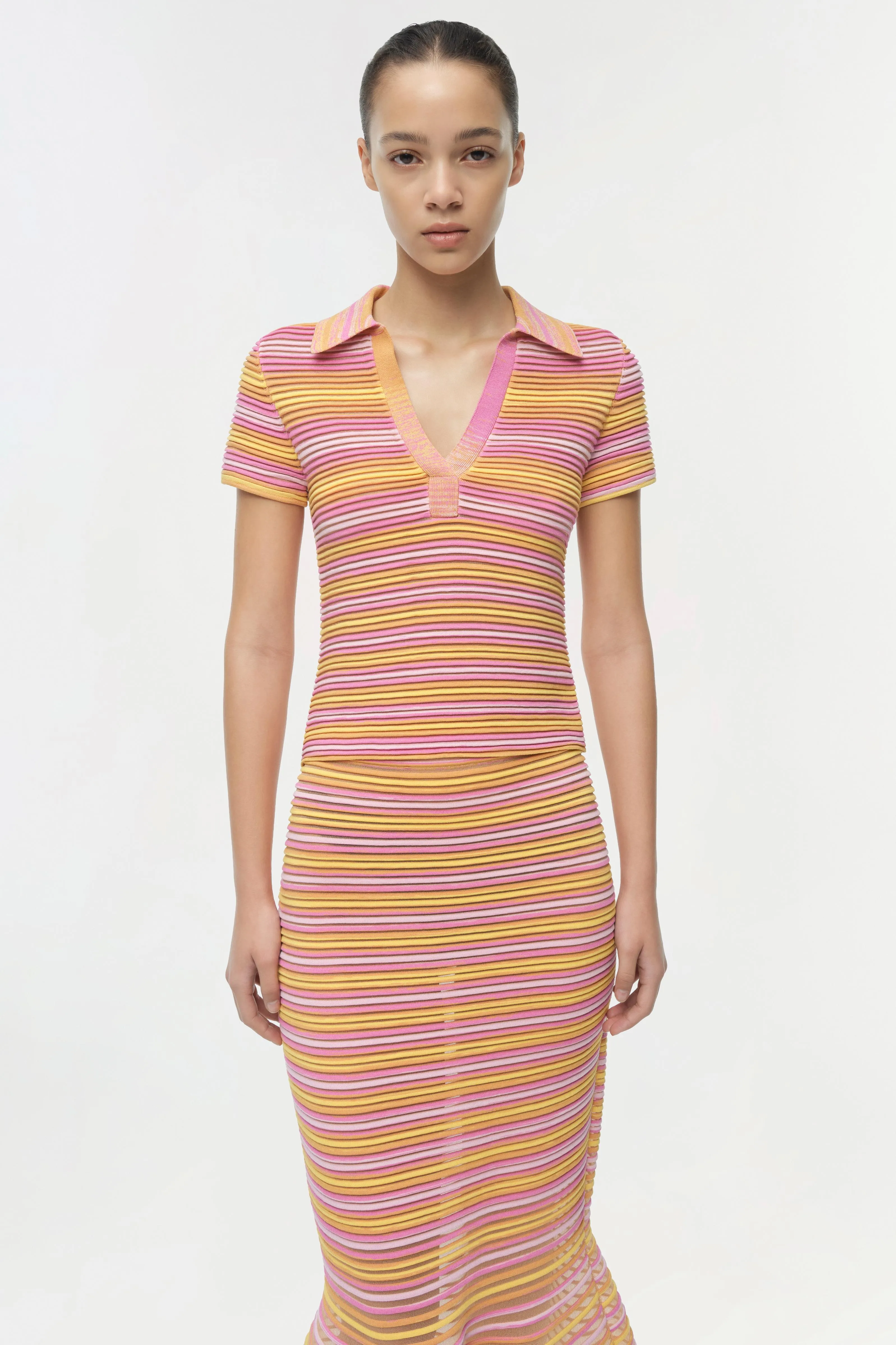 Paxton Knit Polo sold by Simkhai product image thumbnail 3