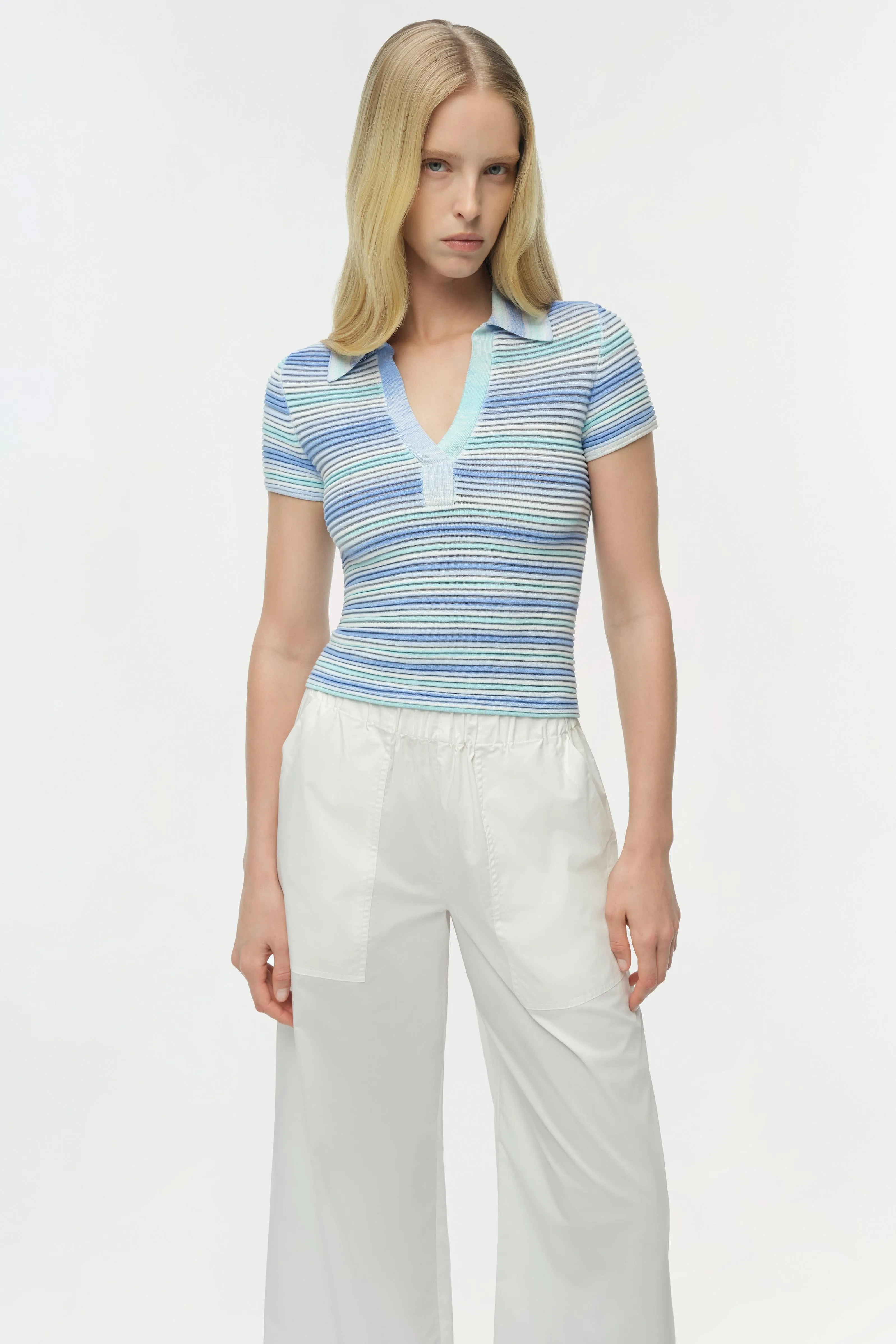 Paxton Knit Polo sold by Simkhai product image thumbnail 3